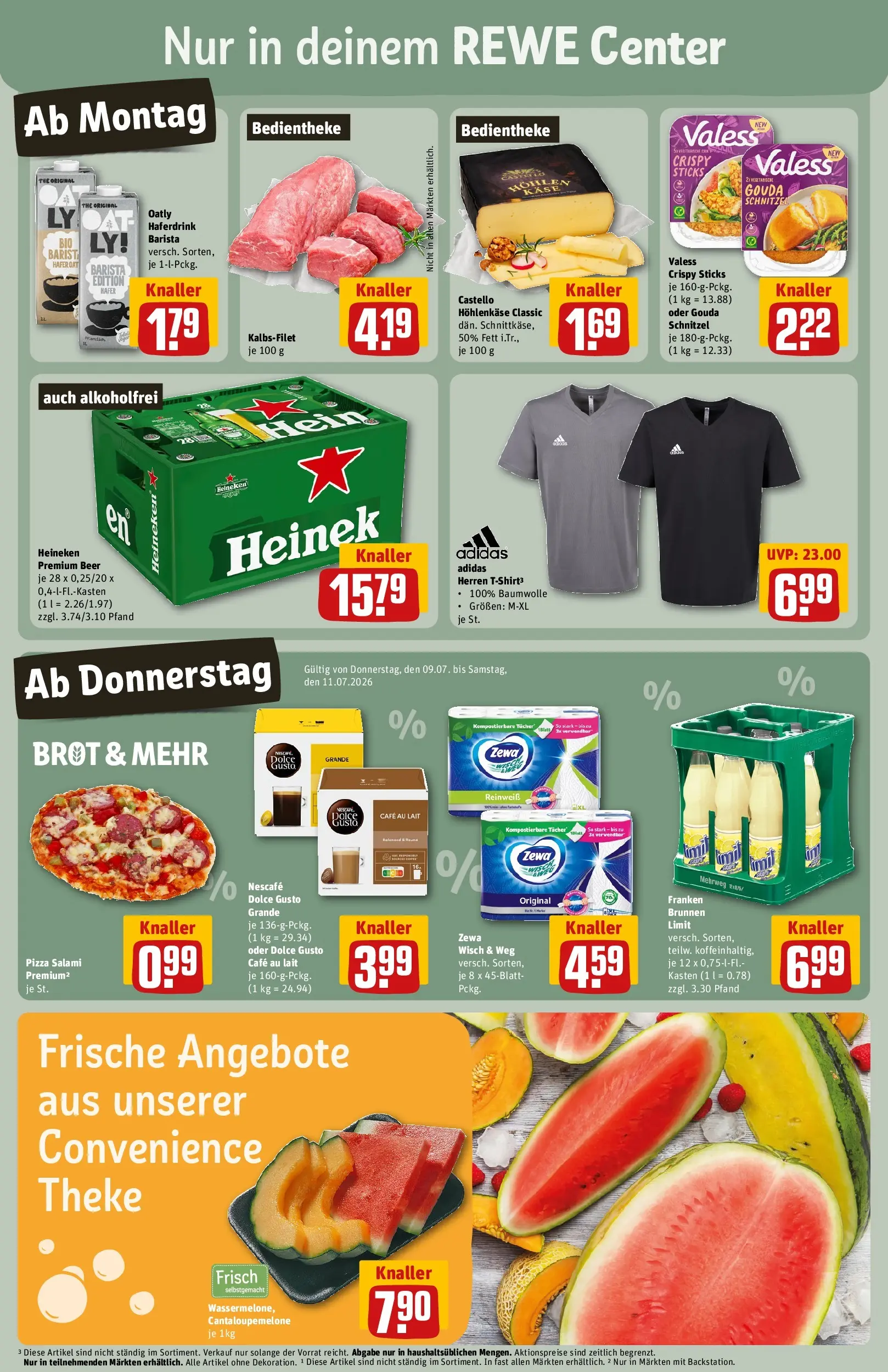 REWE Prospekt ab 06.07.2026 zum Blättern » Angebote | Seite: 5 | Produkte: Sekt, Mineralwasser, Brut dargent, Brot