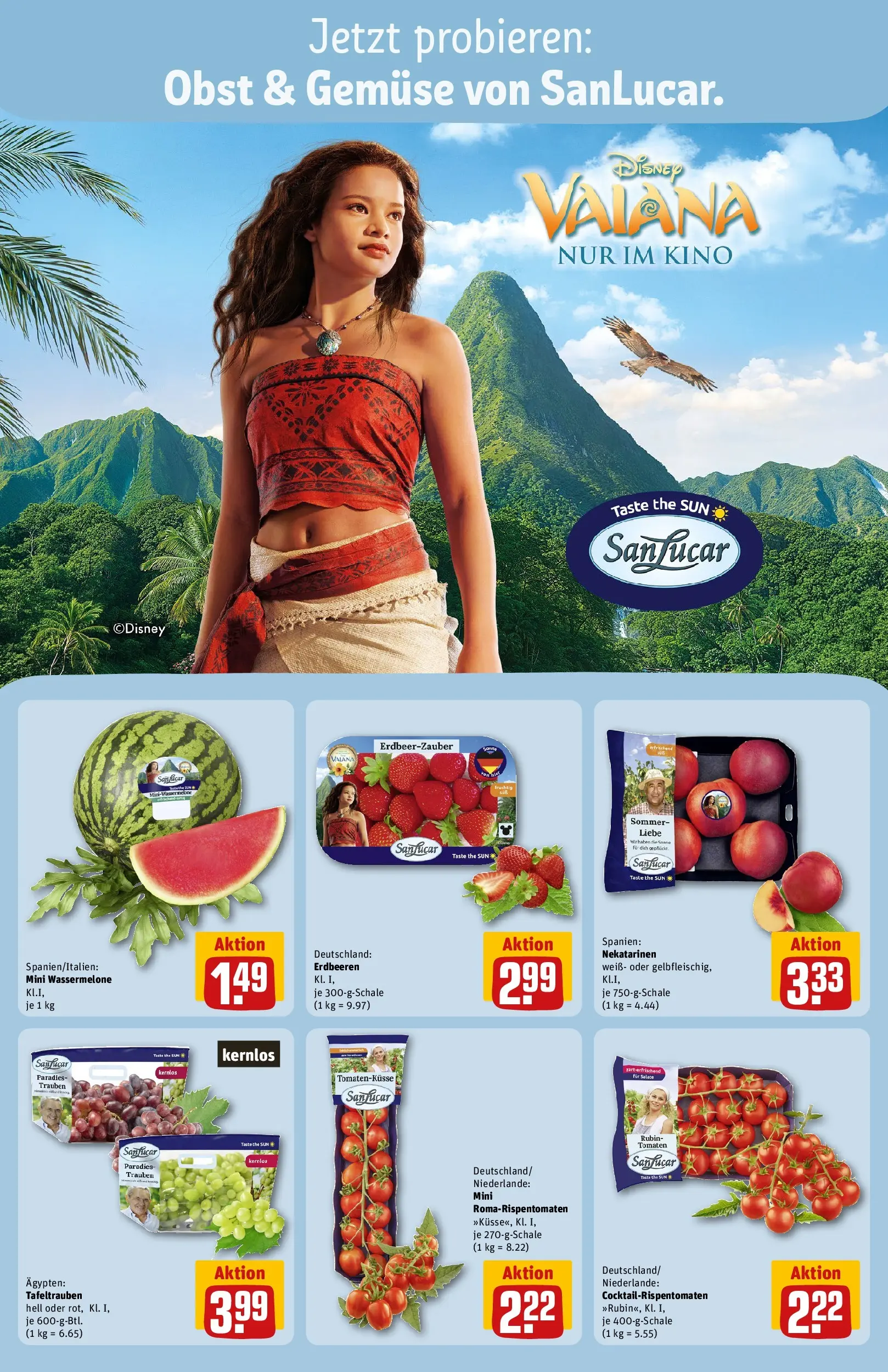 REWE Prospekt ab 06.07.2026 zum Blättern » Angebote | Seite: 8 | Produkte: Tomaten, Gemüse, Obst, Wassermelone