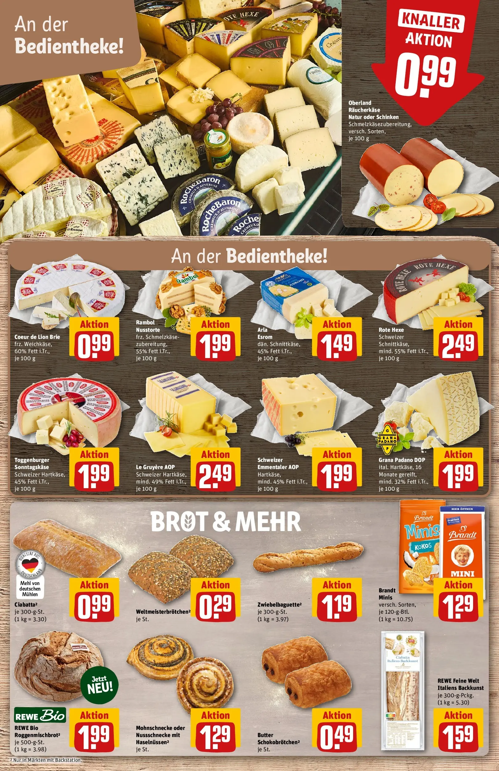 REWE Prospekt ab 06.07.2026 zum Blättern » Angebote | Seite: 13 | Produkte: Geramont, Käse, Creme, Schinken