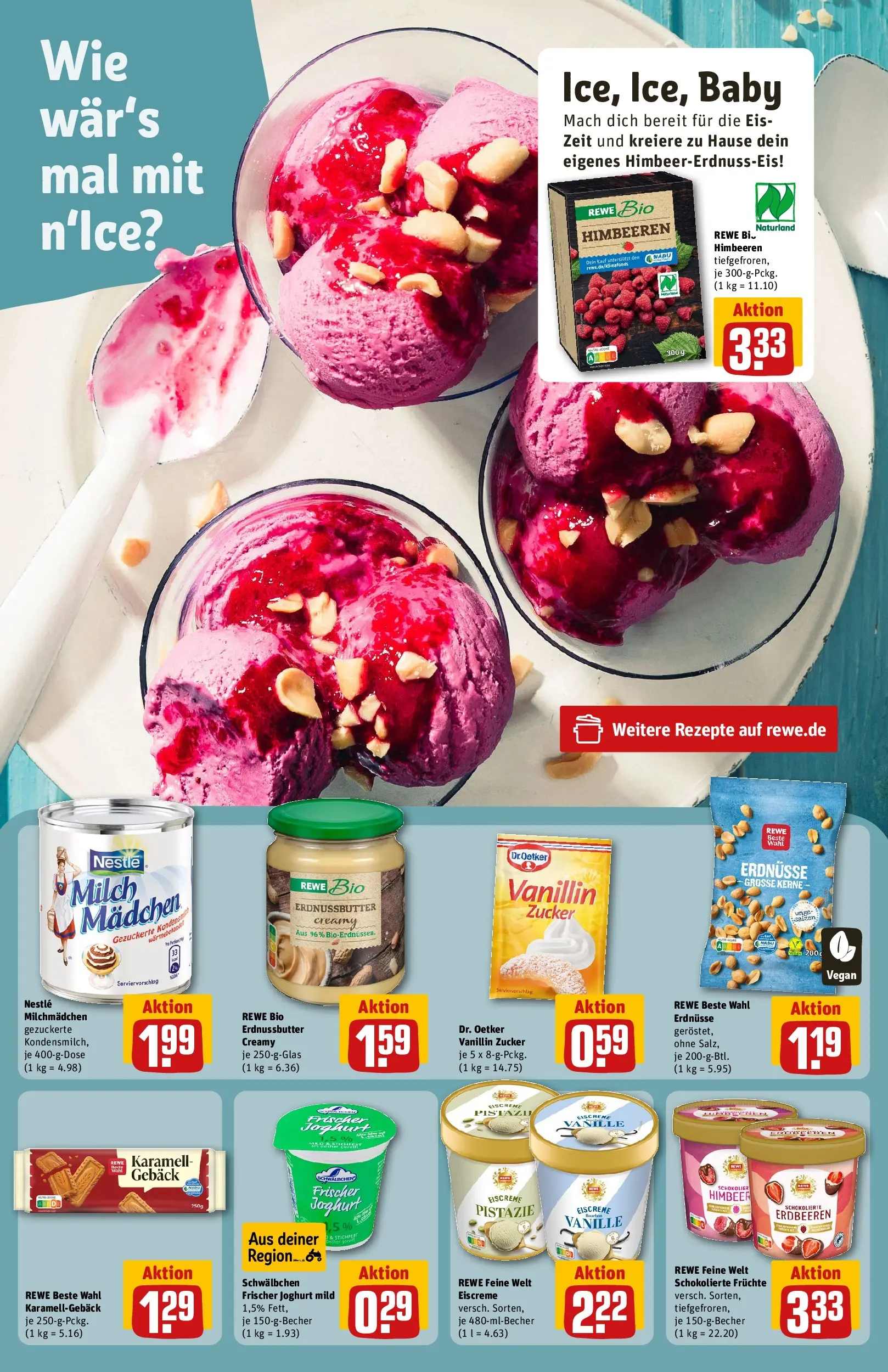 REWE Prospekt ab 06.07.2026 zum Blättern » Angebote | Seite: 16 | Produkte: Ofen, Toaster, Paprika, Steak