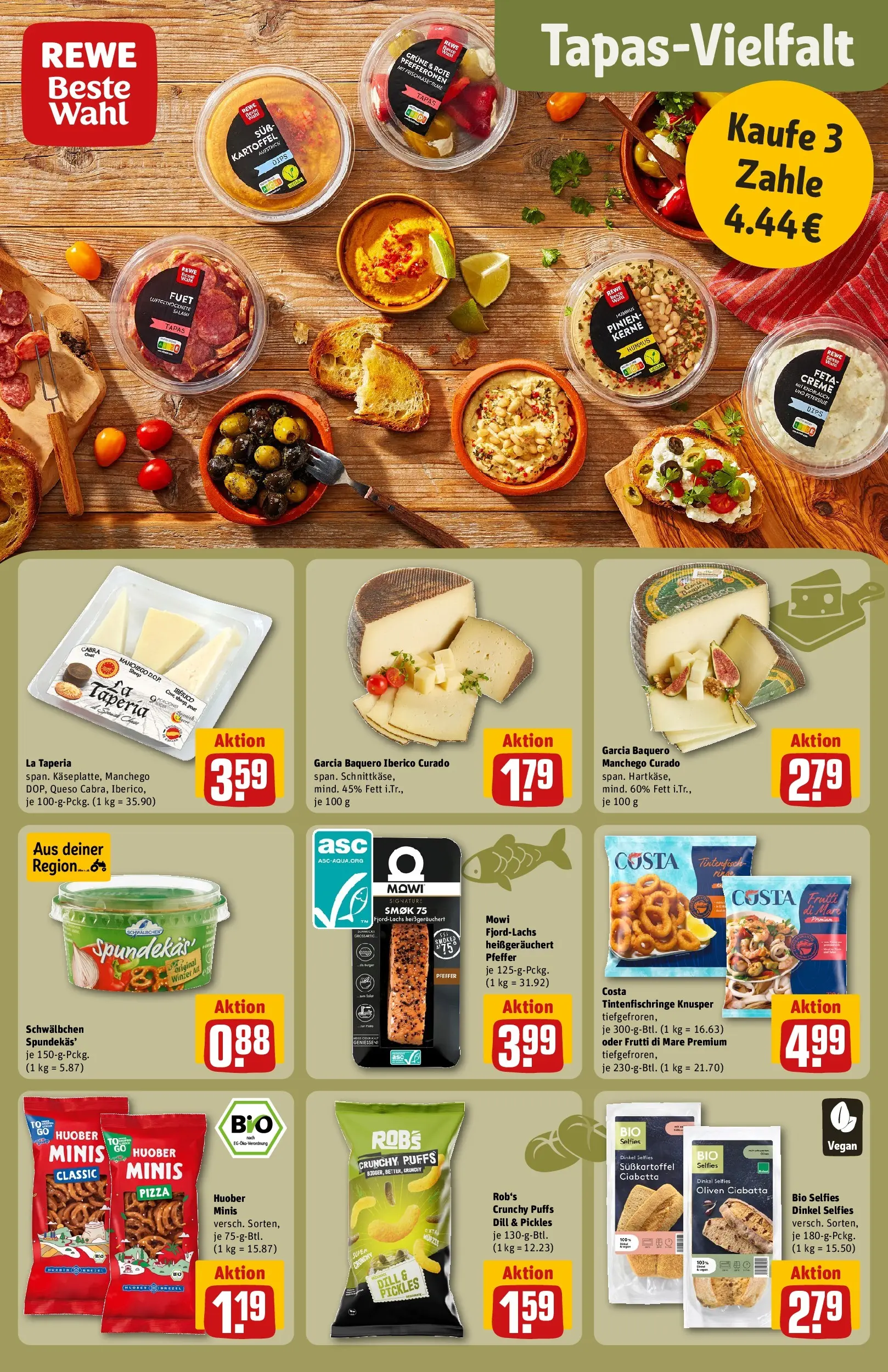 REWE Prospekt ab 06.07.2026 zum Blättern » Angebote | Seite: 20 | Produkte: Feta, Creme, Pfeffer, Knoblauch