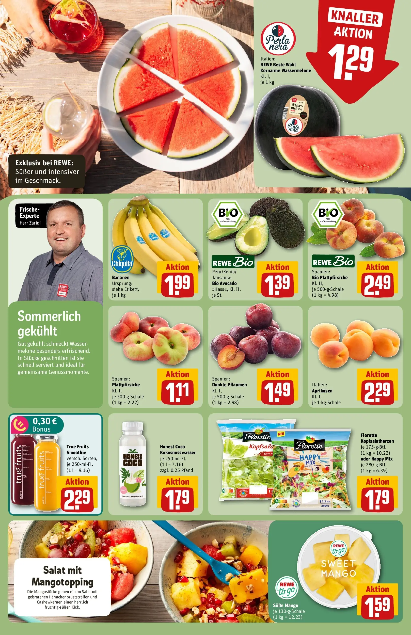 REWE Prospekt ab 06.07.2026 zum Blättern » Angebote | Seite: 8 | Produkte: Nackensteaks, Schnitzel, Kalbsleber, Gyros