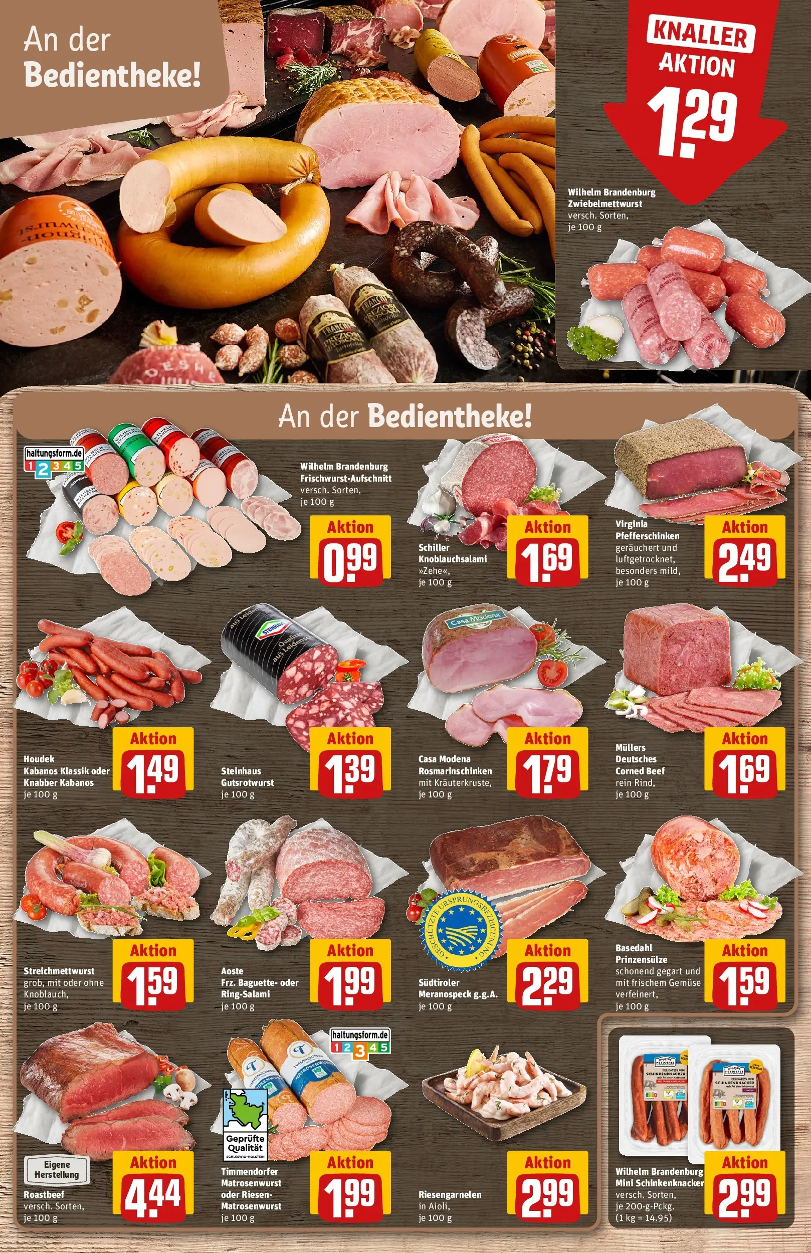 REWE Prospekt ab 06.07.2026 zum Blättern » Angebote | Seite: 12 | Produkte: Baguette, Roastbeef, Gemüse