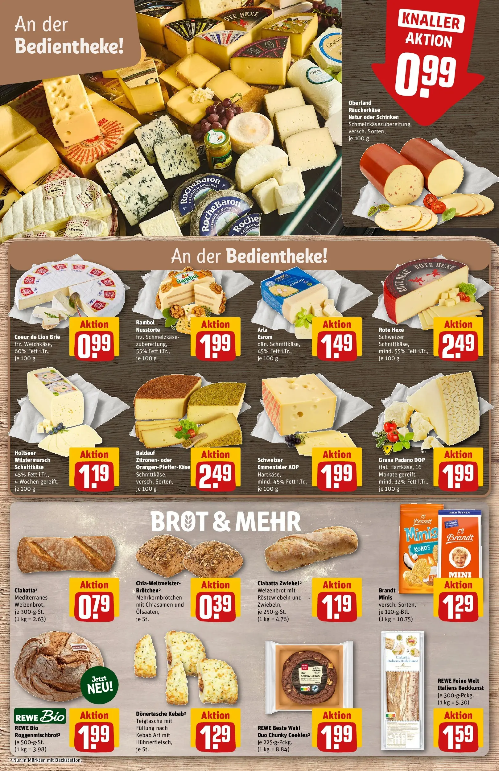 REWE Prospekt ab 06.07.2026 zum Blättern » Angebote | Seite: 13 | Produkte: Brot, Schinken, Zitronen
