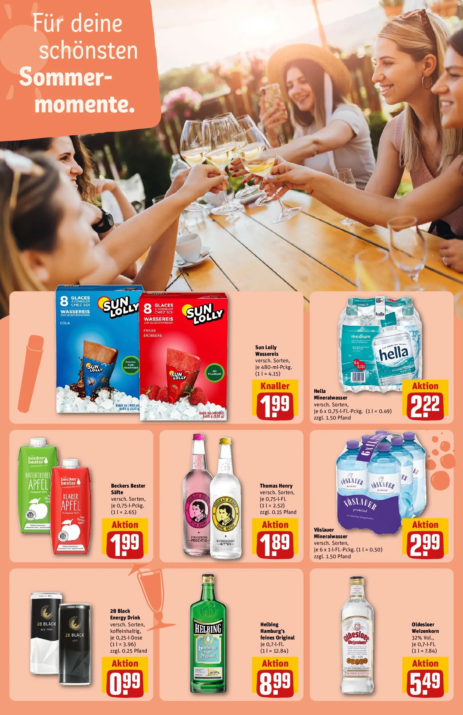 REWE Prospekt ab 06.07.2026 zum Blättern » Angebote | Seite: 20 | Produkte: Energy, Oldesloer, Mineralwasser, Hella