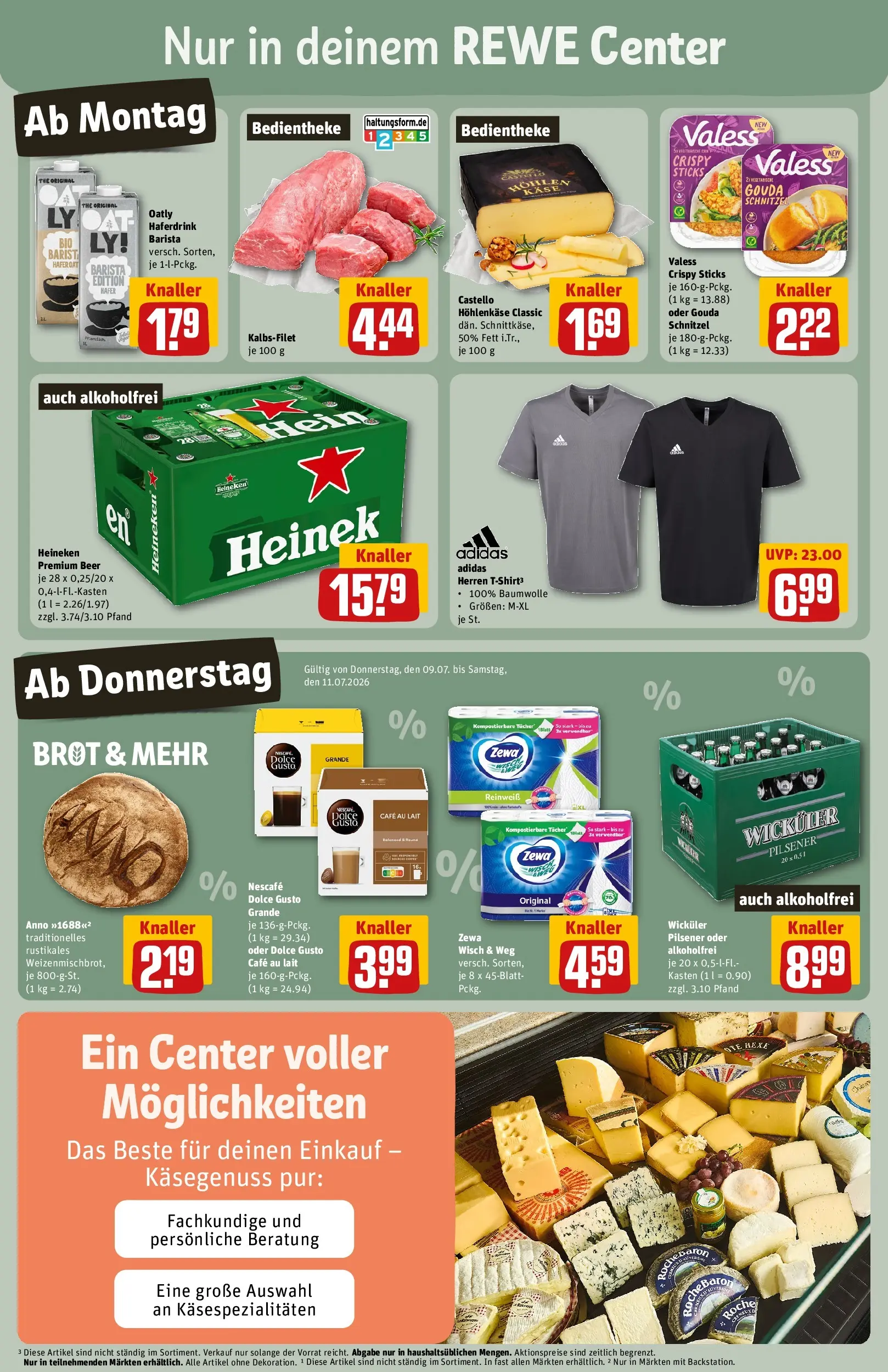 REWE Prospekt ab 06.07.2026 zum Blättern » Angebote | Seite: 5 | Produkte: Sekt, Mineralwasser, Brut dargent, Brot