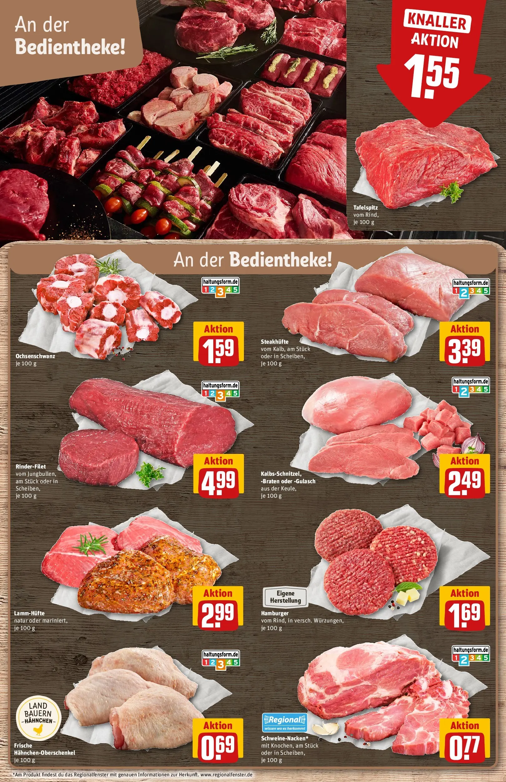 REWE Prospekt ab 06.07.2026 zum Blättern » Angebote | Seite: 10 | Produkte: Burger, Paprika, Chili
