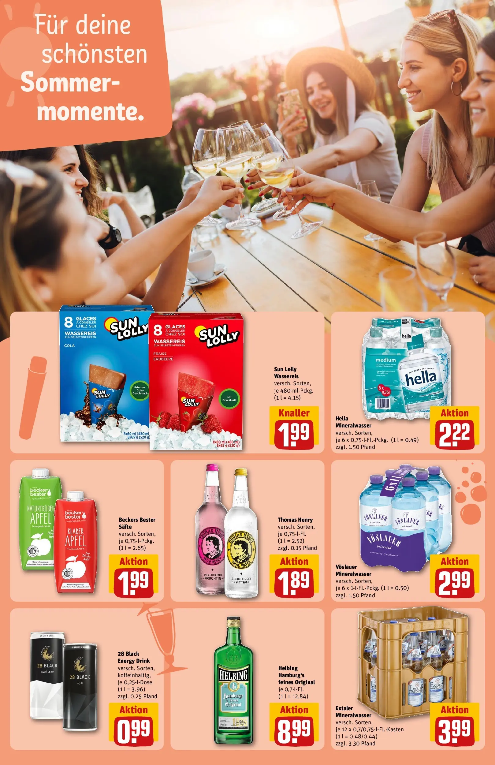 REWE Prospekt ab 06.07.2026 zum Blättern » Angebote | Seite: 22 | Produkte: Energy, Rockstar, Zitrone, Pfirsich