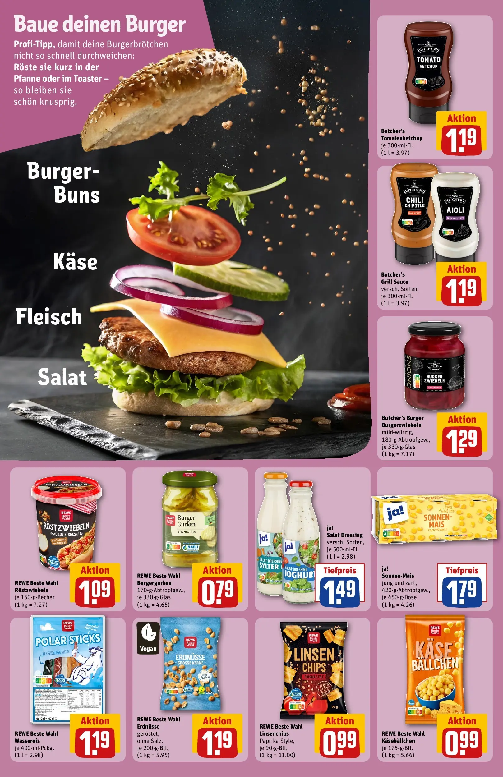 REWE Prospekt ab 06.07.2026 zum Blättern » Angebote | Seite: 18 | Produkte: Ofen, Hahnchen, Paprika, Steak