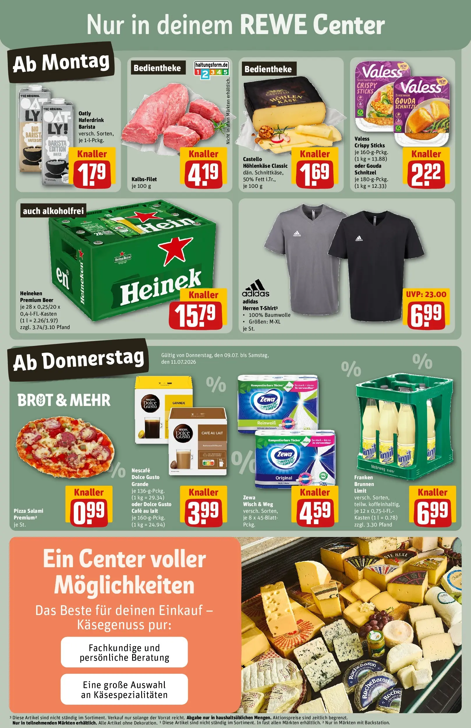 REWE Prospekt ab 06.07.2026 zum Blättern » Angebote | Seite: 5 | Produkte: Sekt, Mineralwasser, Brut dargent, Brot