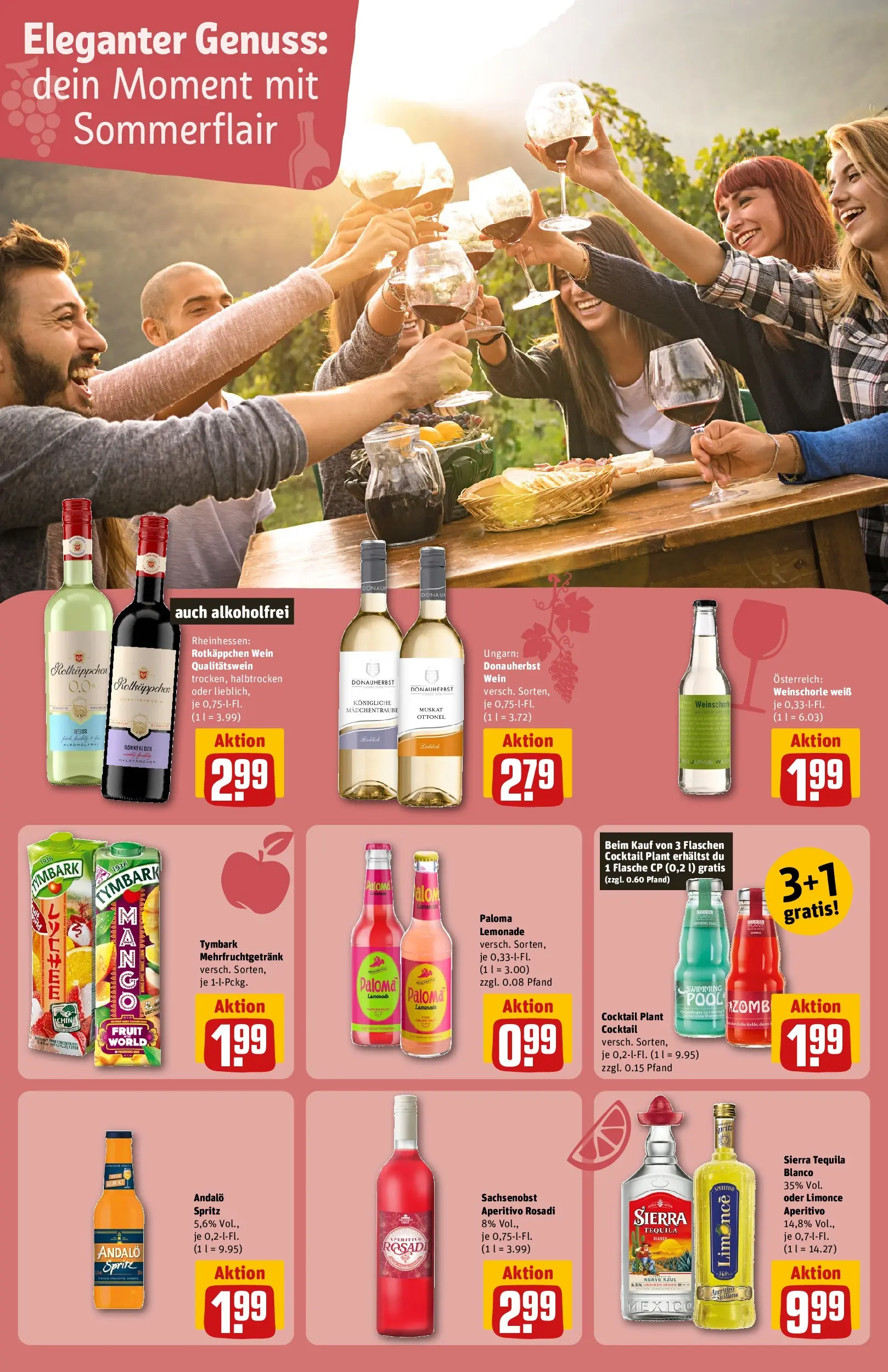 REWE Prospekt ab 06.07.2026 zum Blättern » Angebote | Seite: 23 | Produkte: Jim beam, Cola, Limoncello, Gin
