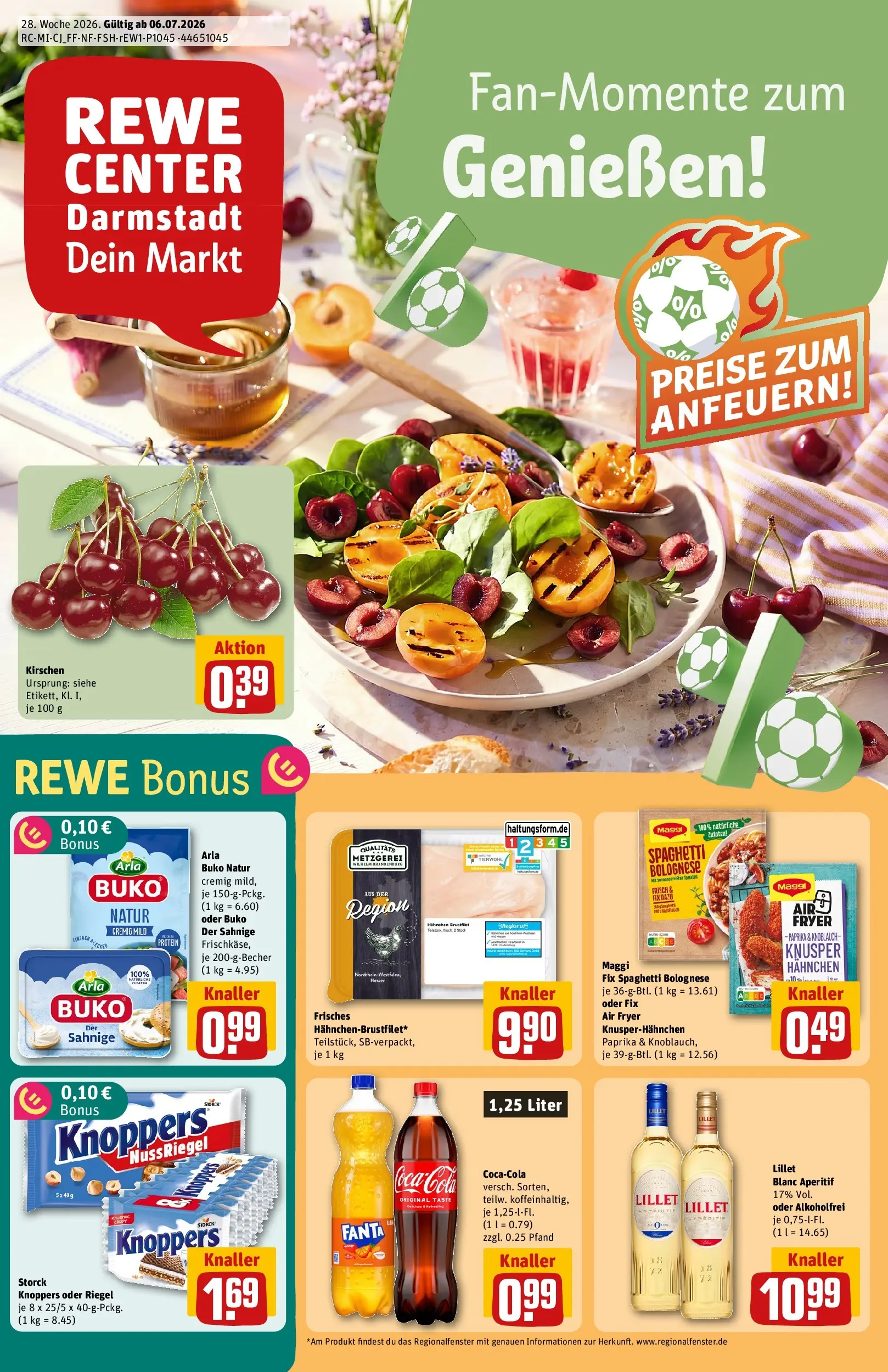 REWE Prospekt ab 06.07.2026 zum Blättern » Angebote | Seite: 5 | Produkte: Hahnchenschenkel, Heineken, Oatly, Brot