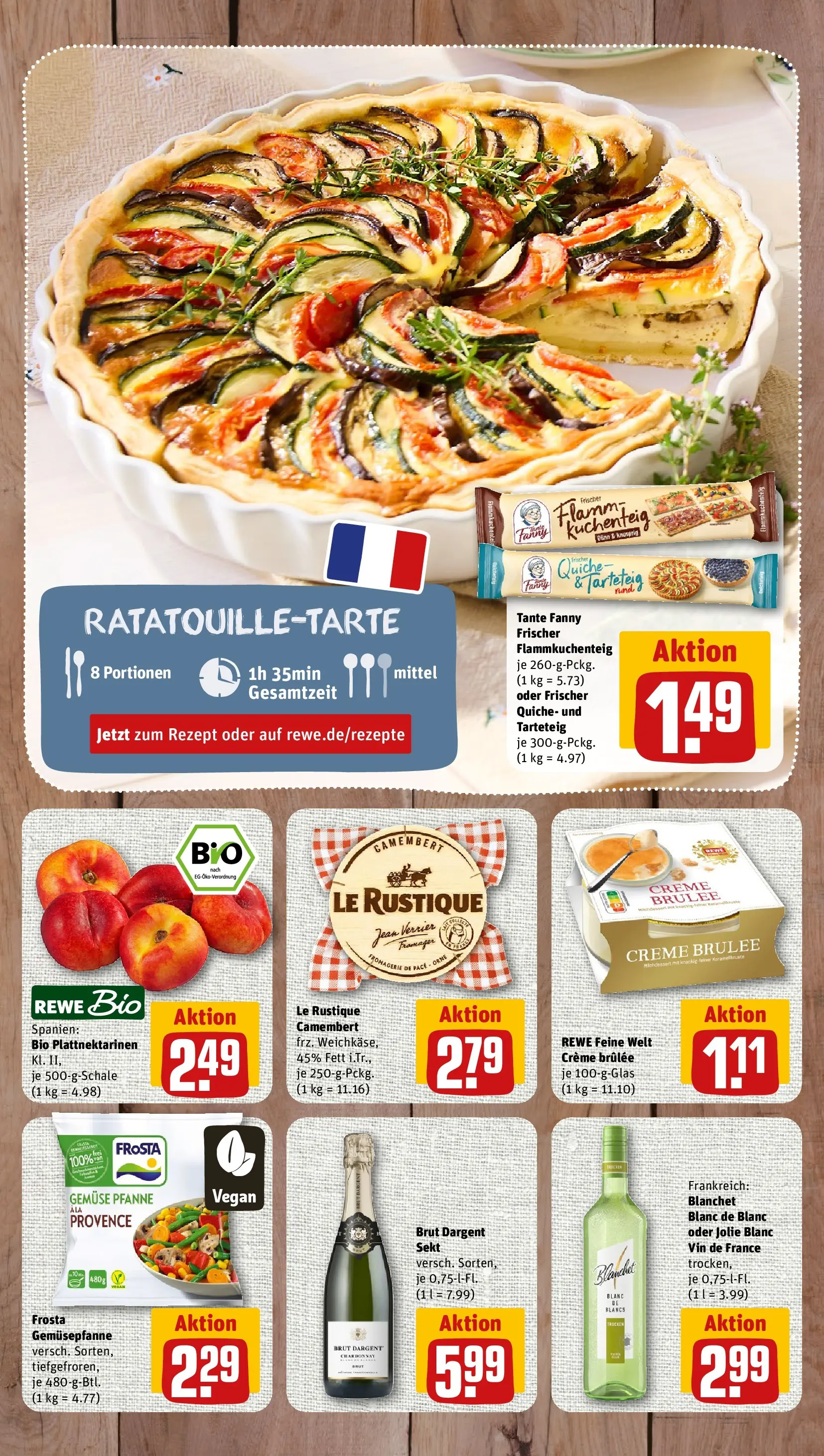 REWE Prospekt ab 06.07.2026 zum Blättern » Angebote | Seite: 2 | Produkte: Sekt, Creme, Gemüse, Brut dargent