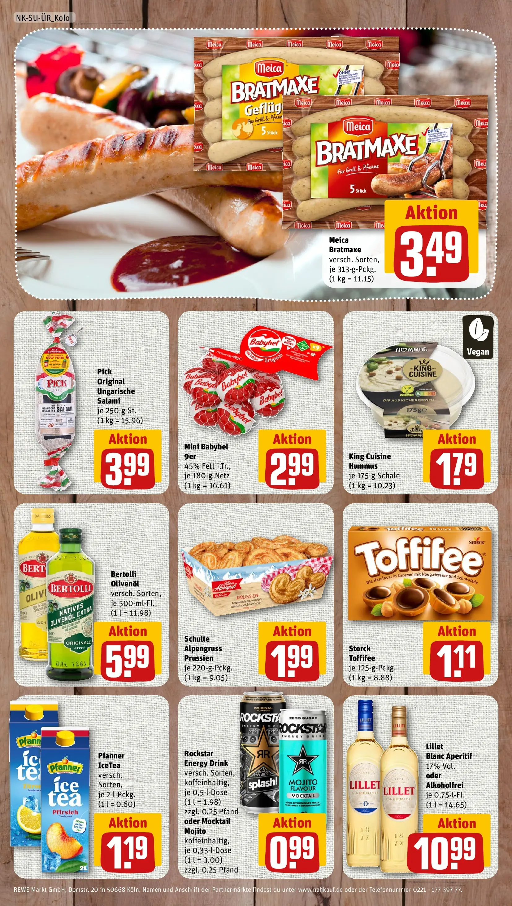 REWE Prospekt ab 06.07.2026 zum Blättern » Angebote | Seite: 8 | Produkte: Energy, Schokolade, Meica, Babybel