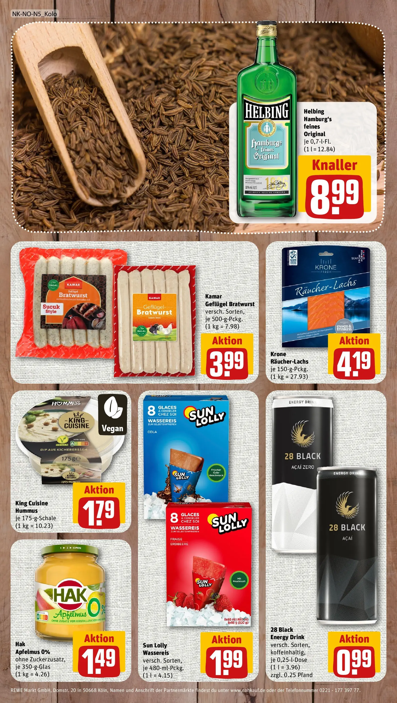 REWE Prospekt ab 06.07.2026 zum Blättern » Angebote | Seite: 8 | Produkte: Cola, Energy, Fisch, Räucherlachs