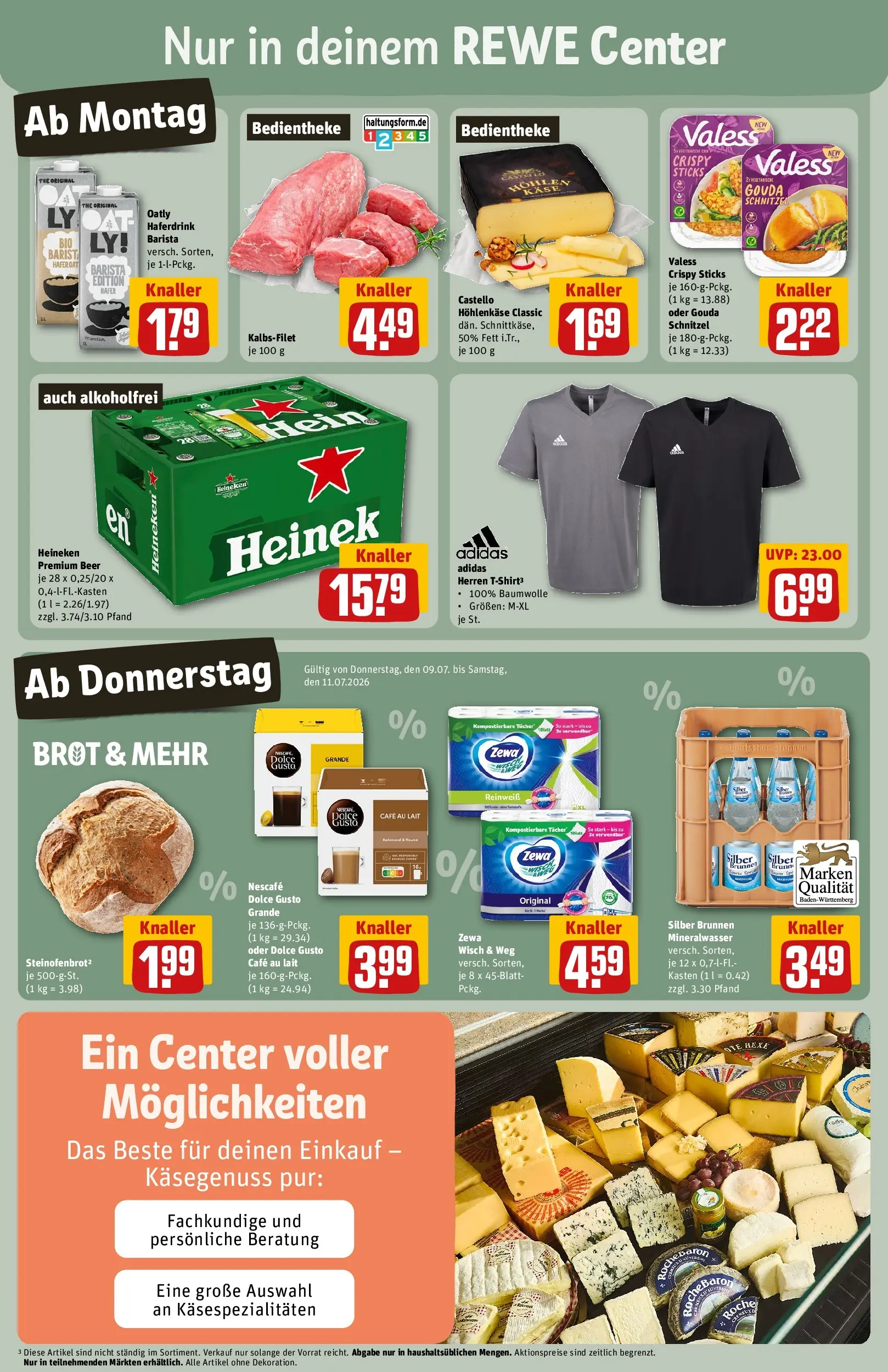REWE Prospekt ab 06.07.2026 zum Blättern » Angebote | Seite: 3 | Produkte: Nescafe, Mineralwasser, Heineken, Dolce gusto