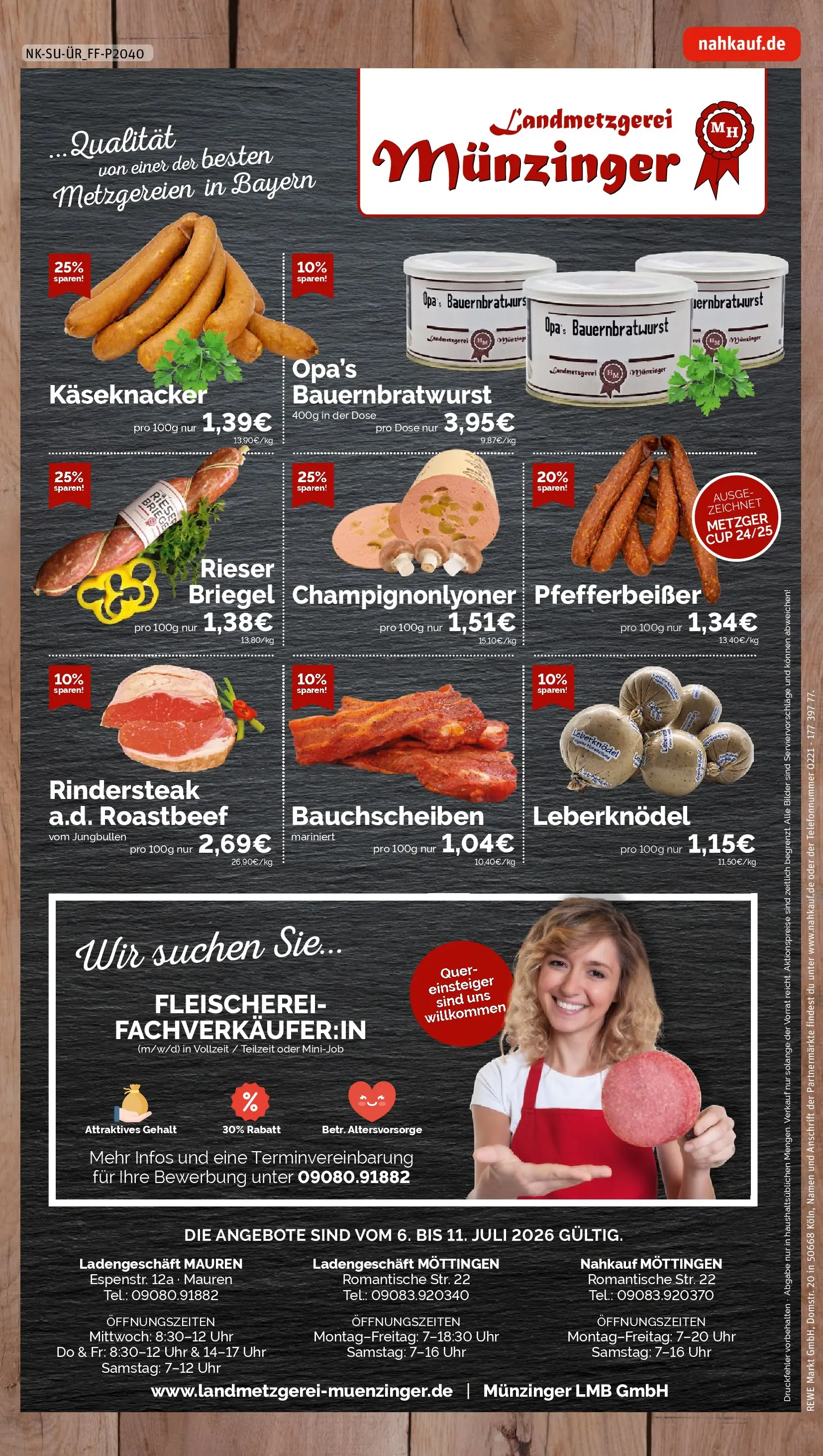 REWE Prospekt ab 06.07.2026 zum Blättern » Angebote | Seite: 8 | Produkte: Roastbeef, Bilder, Uhr
