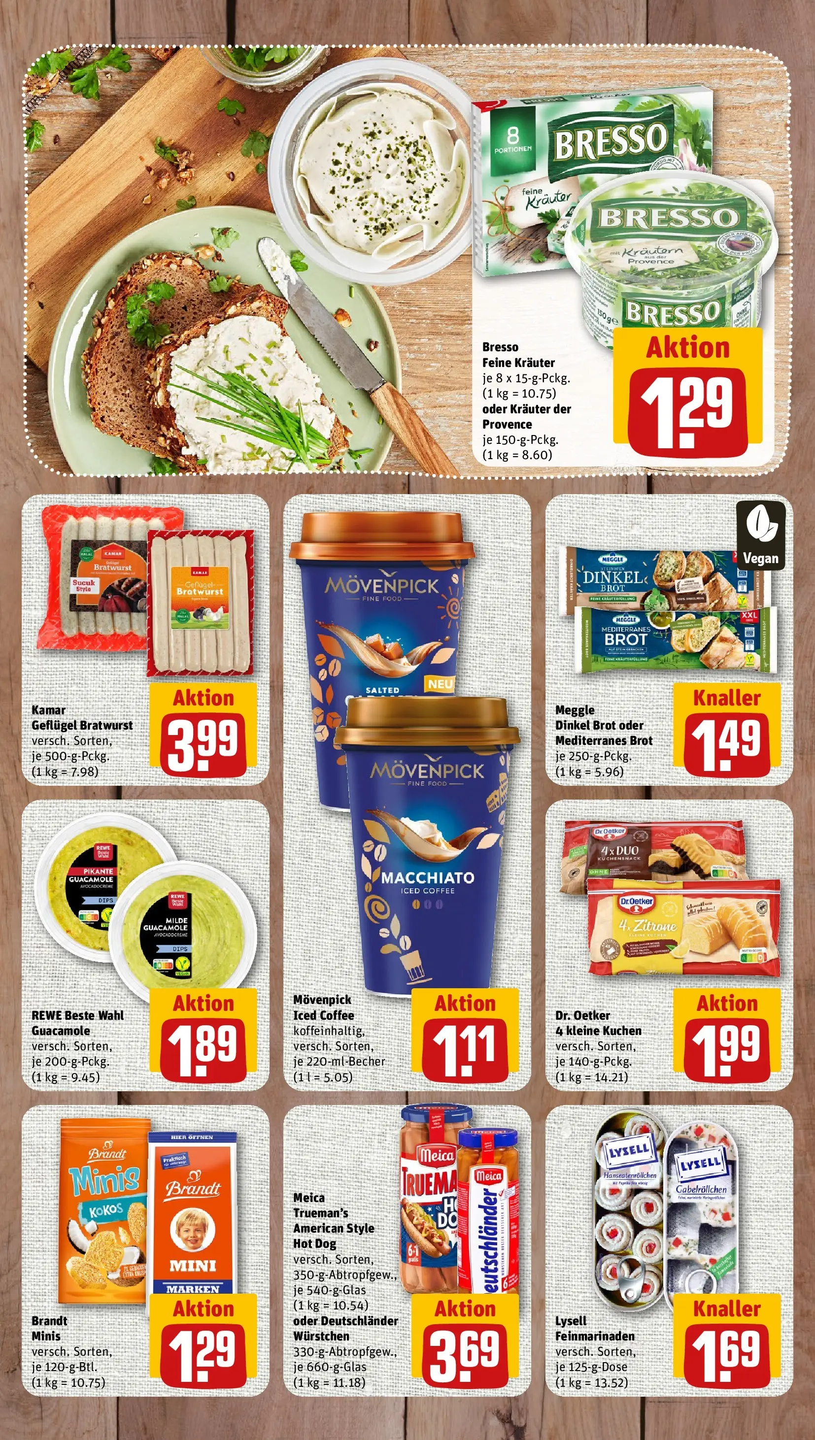 REWE Prospekt ab 06.07.2026 zum Blättern » Angebote | Seite: 7 | Produkte: Bresso, Meica, Zitrone, Brot