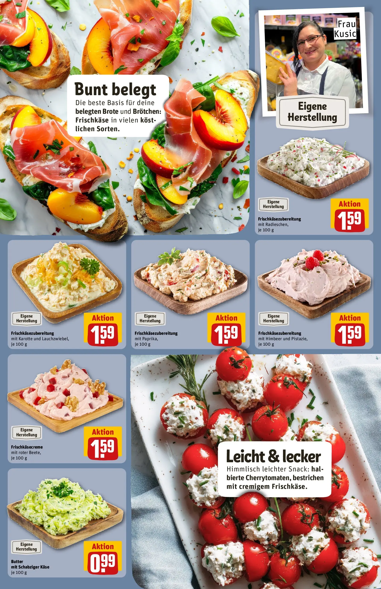 REWE Prospekt ab 06.07.2026 zum Blättern » Angebote | Seite: 14 | Produkte: Butter, Käse, Karotte, Frischkase