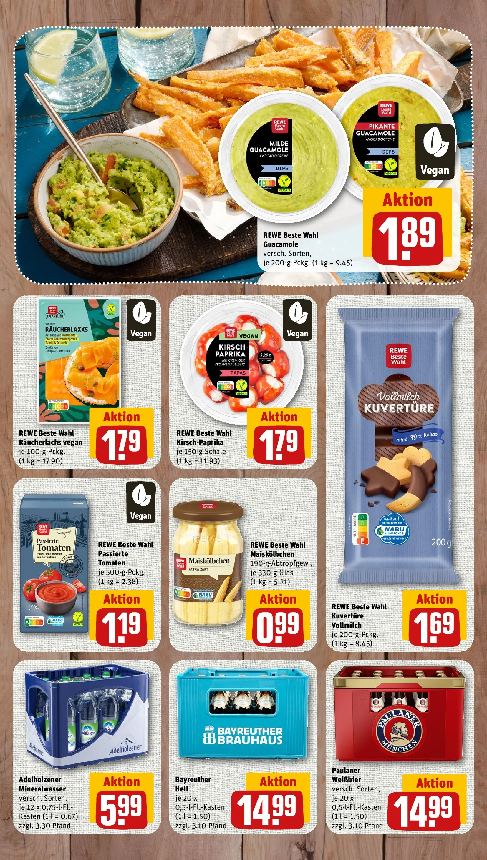 REWE Prospekt ab 06.07.2026 zum Blättern » Angebote | Seite: 7 | Produkte: Tomaten, Mineralwasser, Räucherlachs, Paprika
