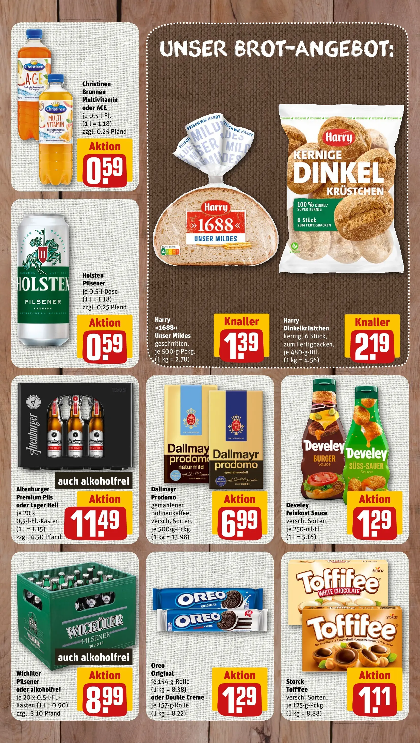 REWE Prospekt ab 06.07.2026 zum Blättern » Angebote | Seite: 7 | Produkte: Pils, Holsten, Creme, Dallmayr