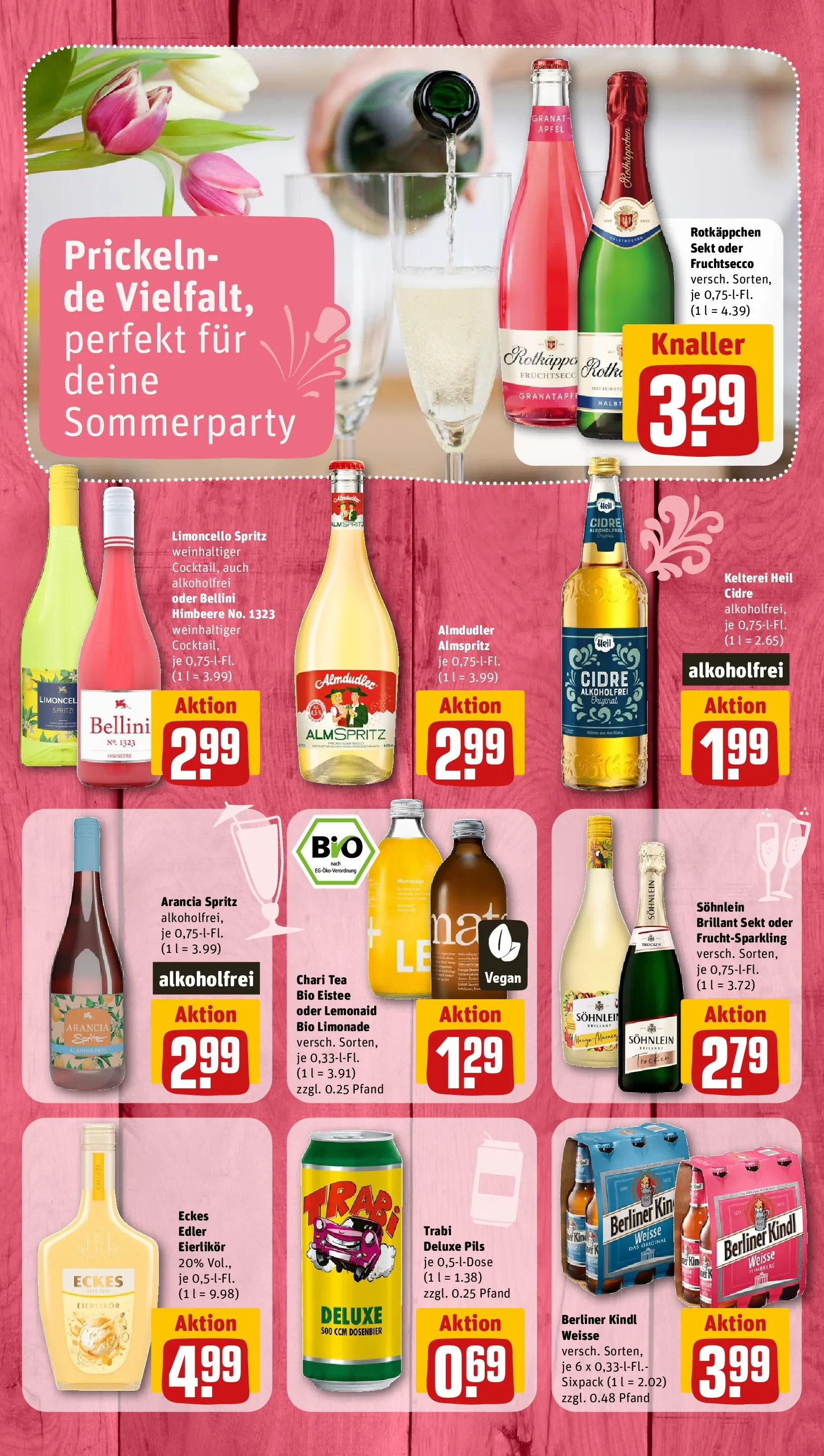 REWE Prospekt ab 06.07.2026 zum Blättern » Angebote | Seite: 9 | Produkte: Sekt, Pils, Äpfel, Fruchtsecco