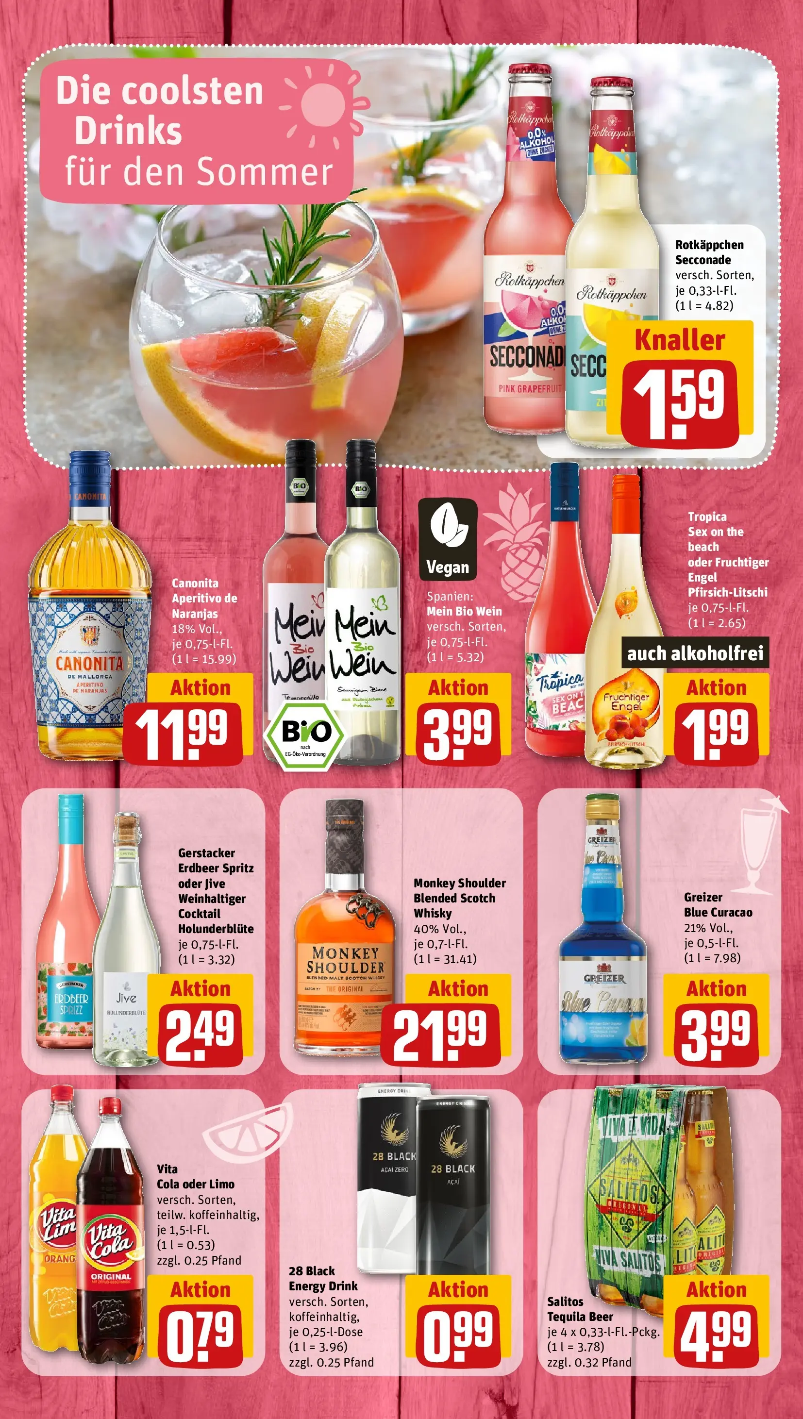 REWE Prospekt ab 06.07.2026 zum Blättern » Angebote | Seite: 10 | Produkte: Whisky, Energy, Grapefruit, Rotkäppchen