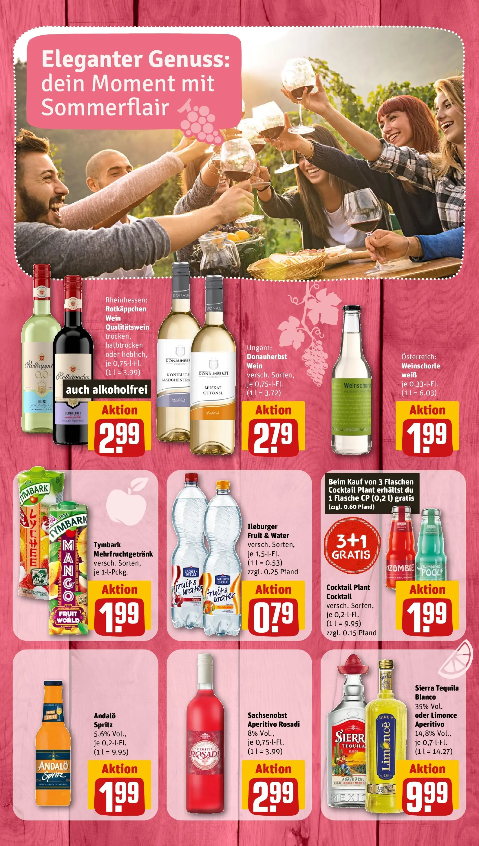 REWE Prospekt ab 06.07.2026 zum Blättern » Angebote | Seite: 11 | Produkte: Sprite, Tequila, Weinschorle, Wein