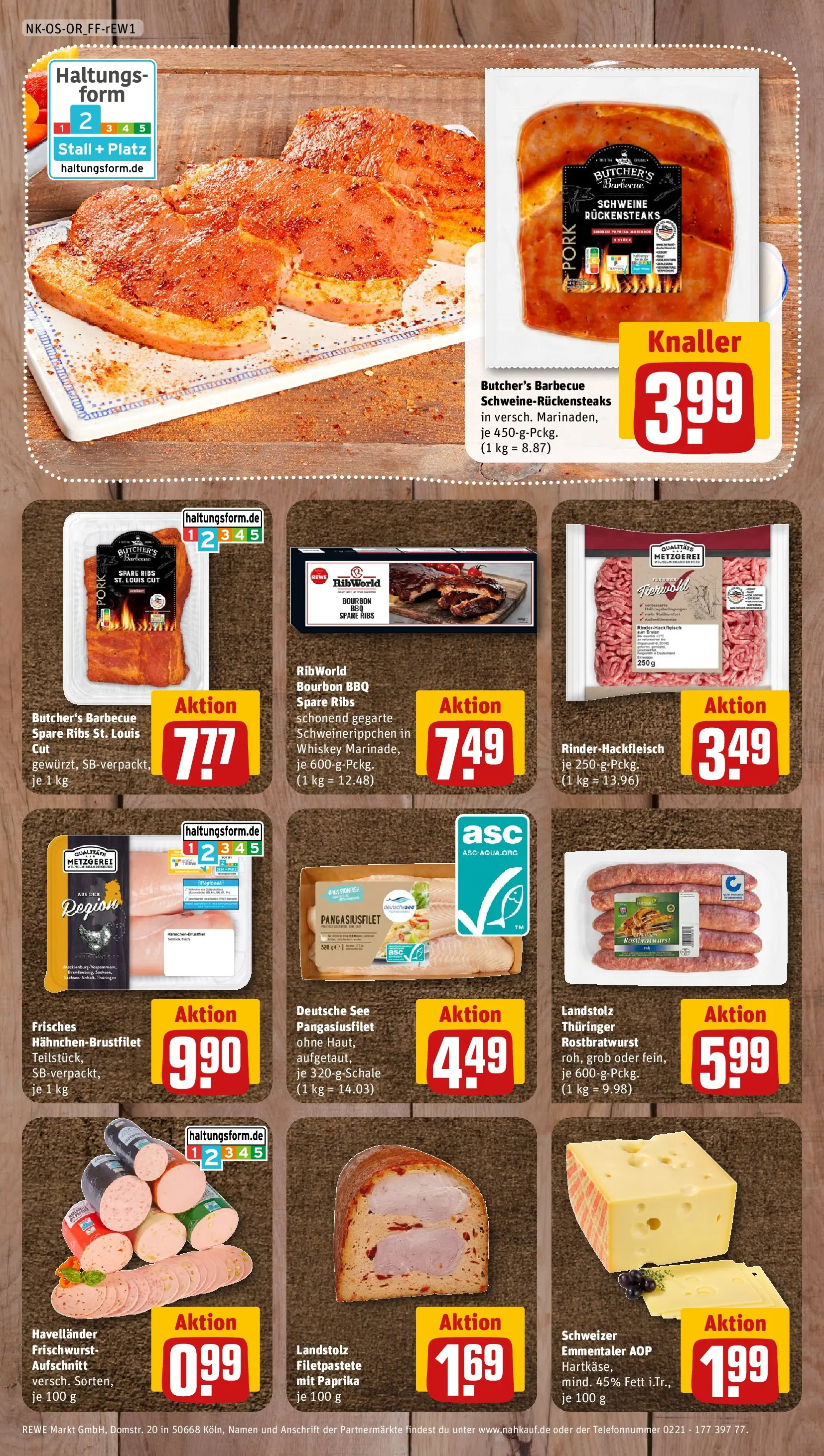 REWE Prospekt ab 06.07.2026 zum Blättern » Angebote | Seite: 12 | Produkte: Spare ribs, Paprika, Bourbon, Whiskey