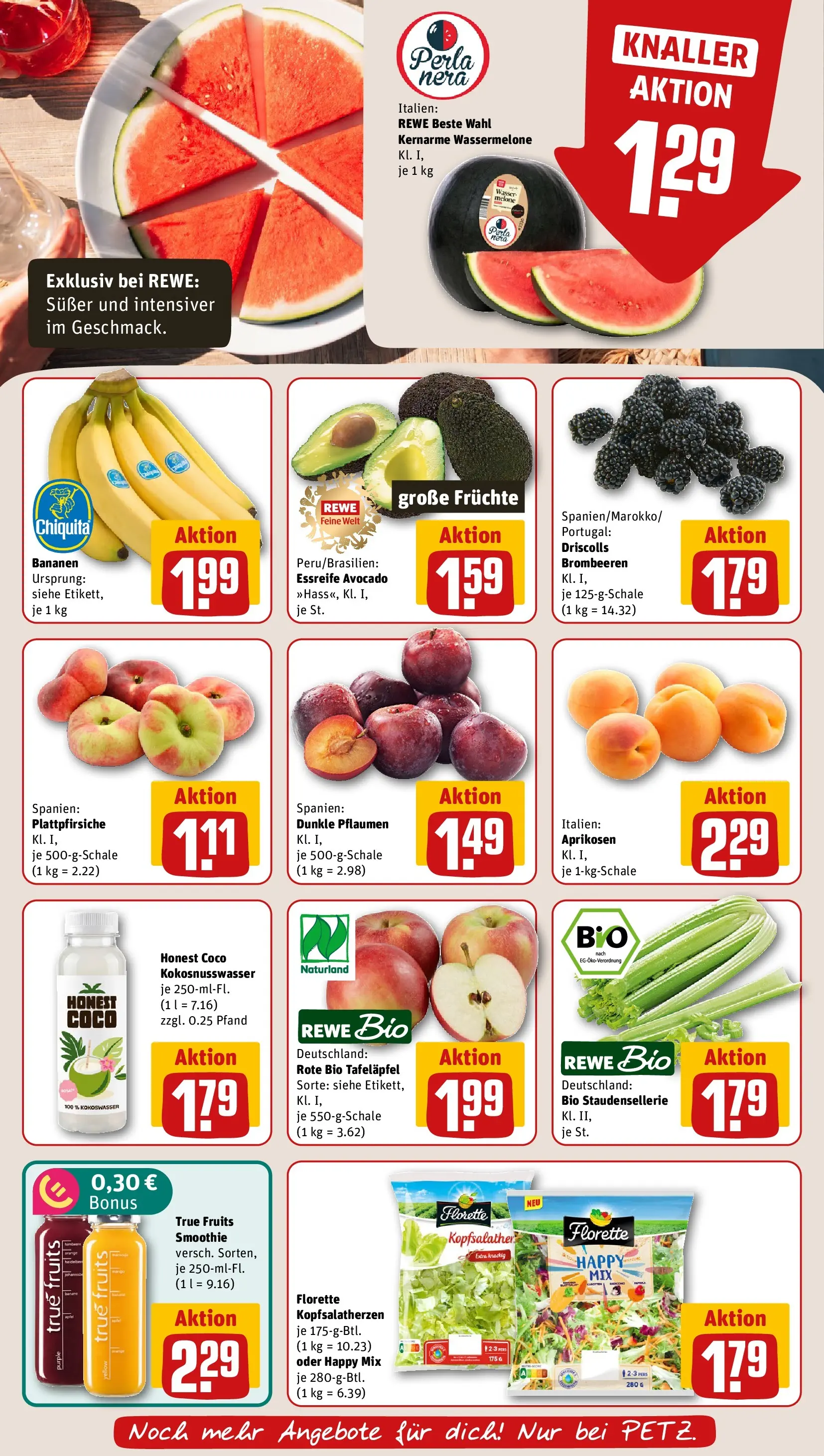 REWE Prospekt ab 06.07.2026 zum Blättern » Angebote | Seite: 8 | Produkte: Rinderfilet, Spare ribs, Schweinenacken, Whiskey