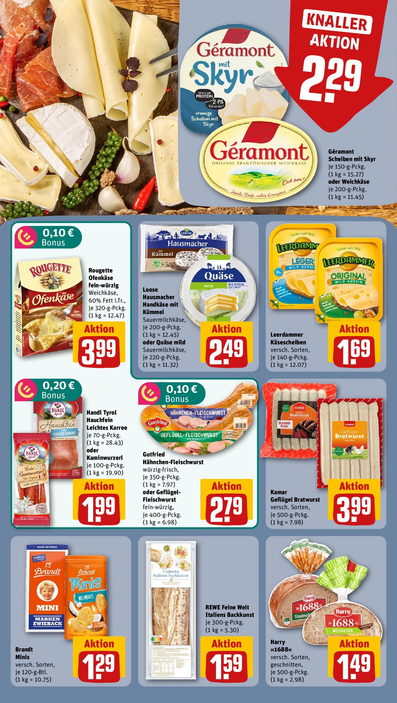 REWE Prospekt ab 06.07.2026 zum Blättern » Angebote | Seite: 16 | Produkte: Gustavo gusto, Hahnchen, Räucherlachs, Pizza