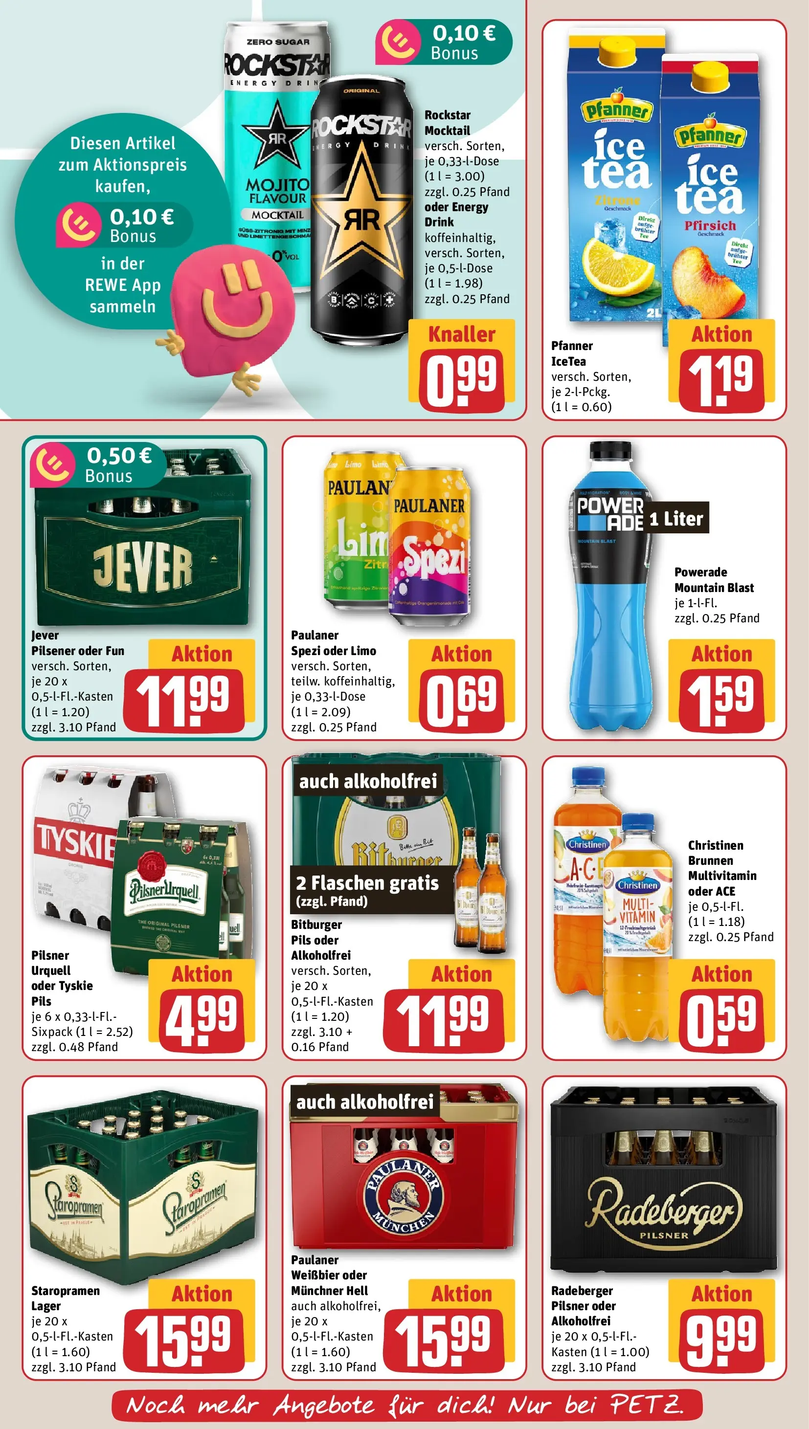 REWE Prospekt ab 06.07.2026 zum Blättern » Angebote | Seite: 20 | Produkte: Bier, Limoncello, Mixery, Wein