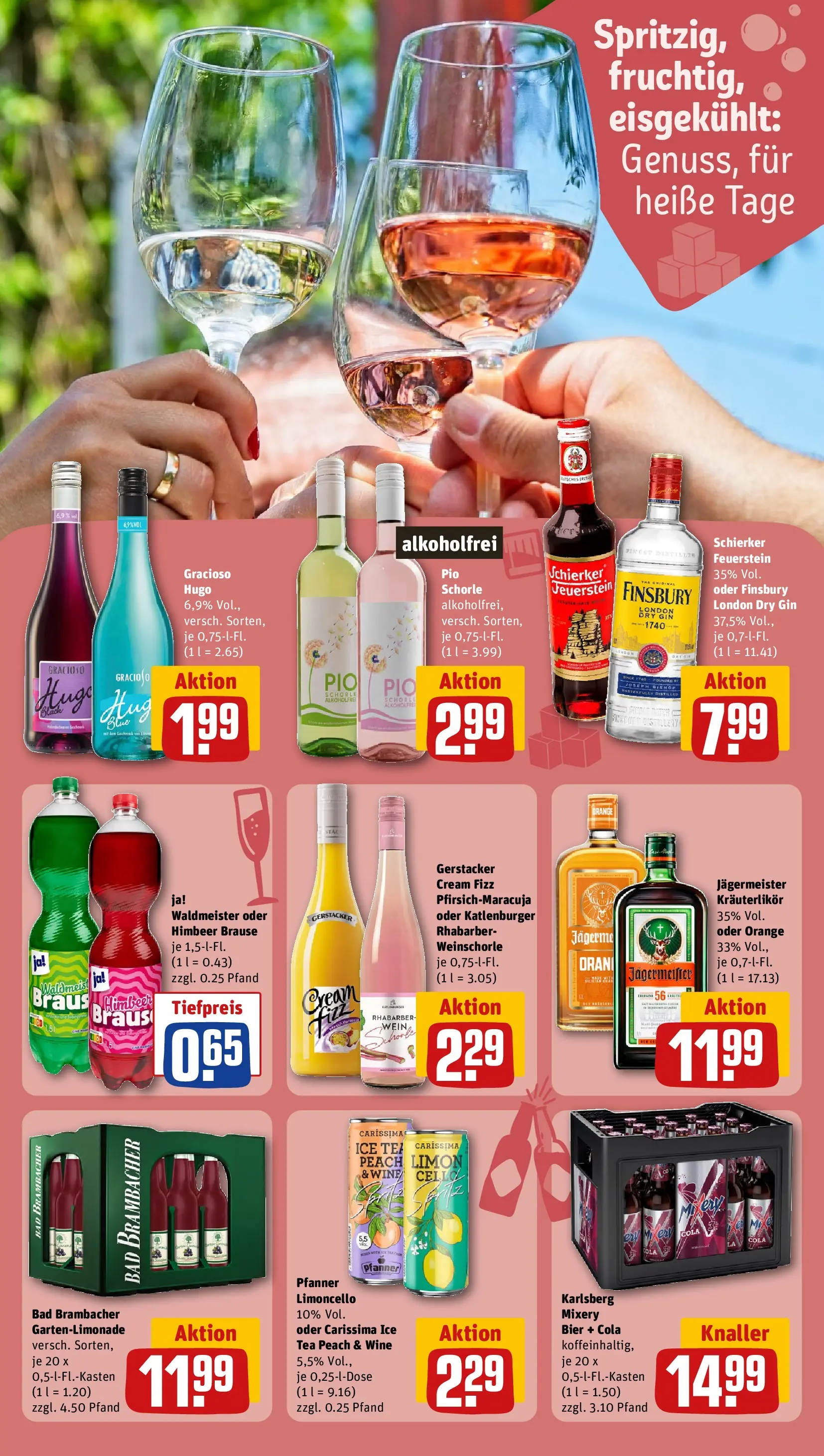REWE Prospekt ab 06.07.2026 zum Blättern » Angebote | Seite: 22 | Produkte: Whisky, Grapefruit, Pfirsich, Vita cola