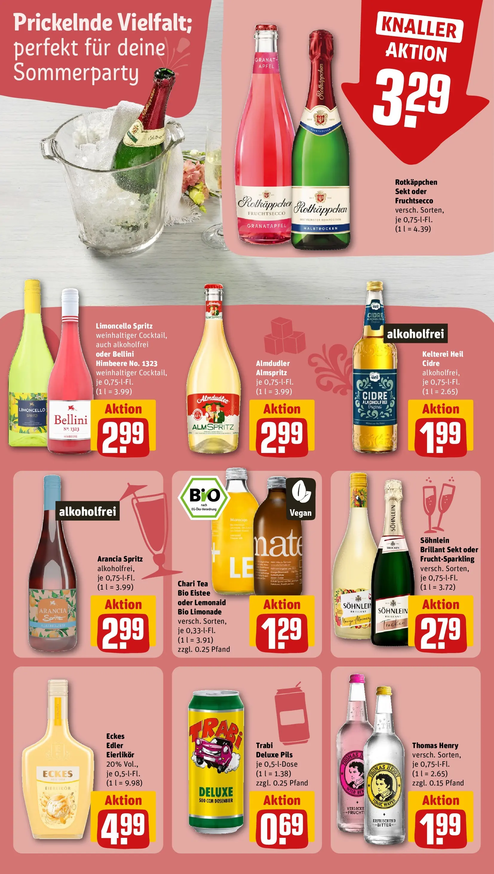 REWE Prospekt ab 06.07.2026 zum Blättern » Angebote | Seite: 23 | Produkte: Sprite, Weinschorle, Rotkäppchen, Wein