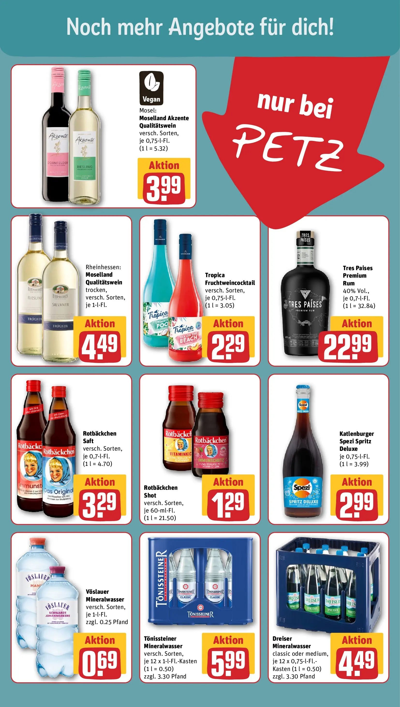 REWE Prospekt ab 06.07.2026 zum Blättern » Angebote | Seite: 19 | Produkte: Rum, Mineralwasser, Saft