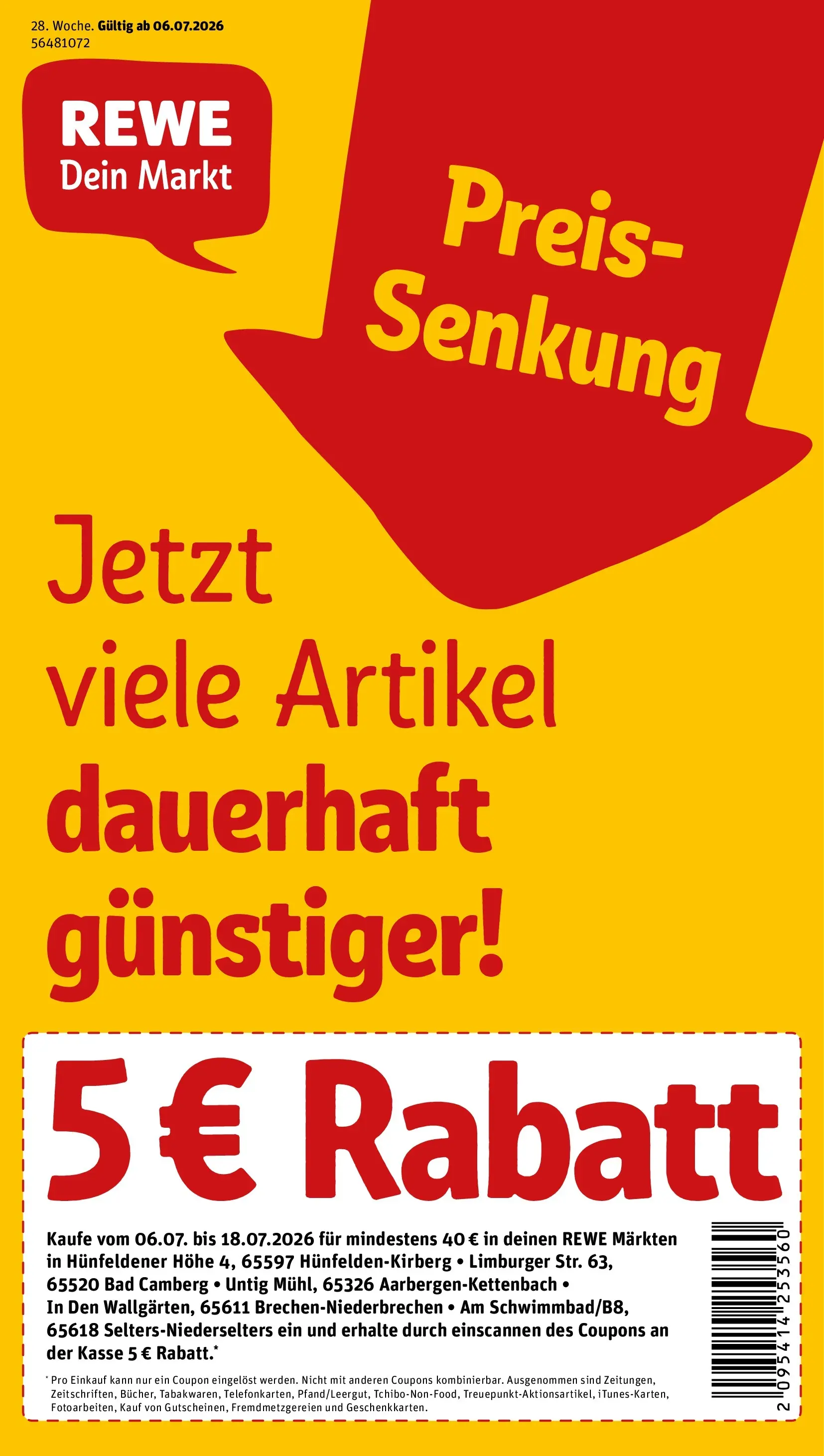 REWE Prospekt ab 06.07.2026 zum Blättern » Angebote | Seite: 1 | Produkte: Bad