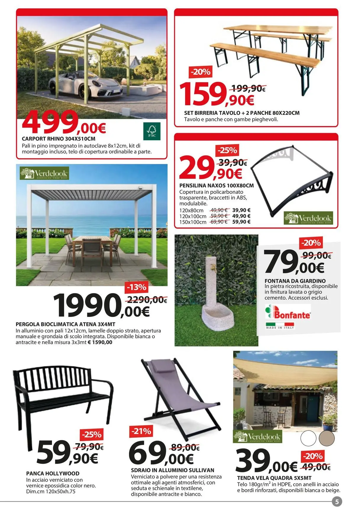 Nuovo Offerte volantino Kreo dal 01/07/2026 > offerte anteprima 🛍️ | Pagina: 5 | Prodotti: Panca, Tenda, Sdraio, Set birreria