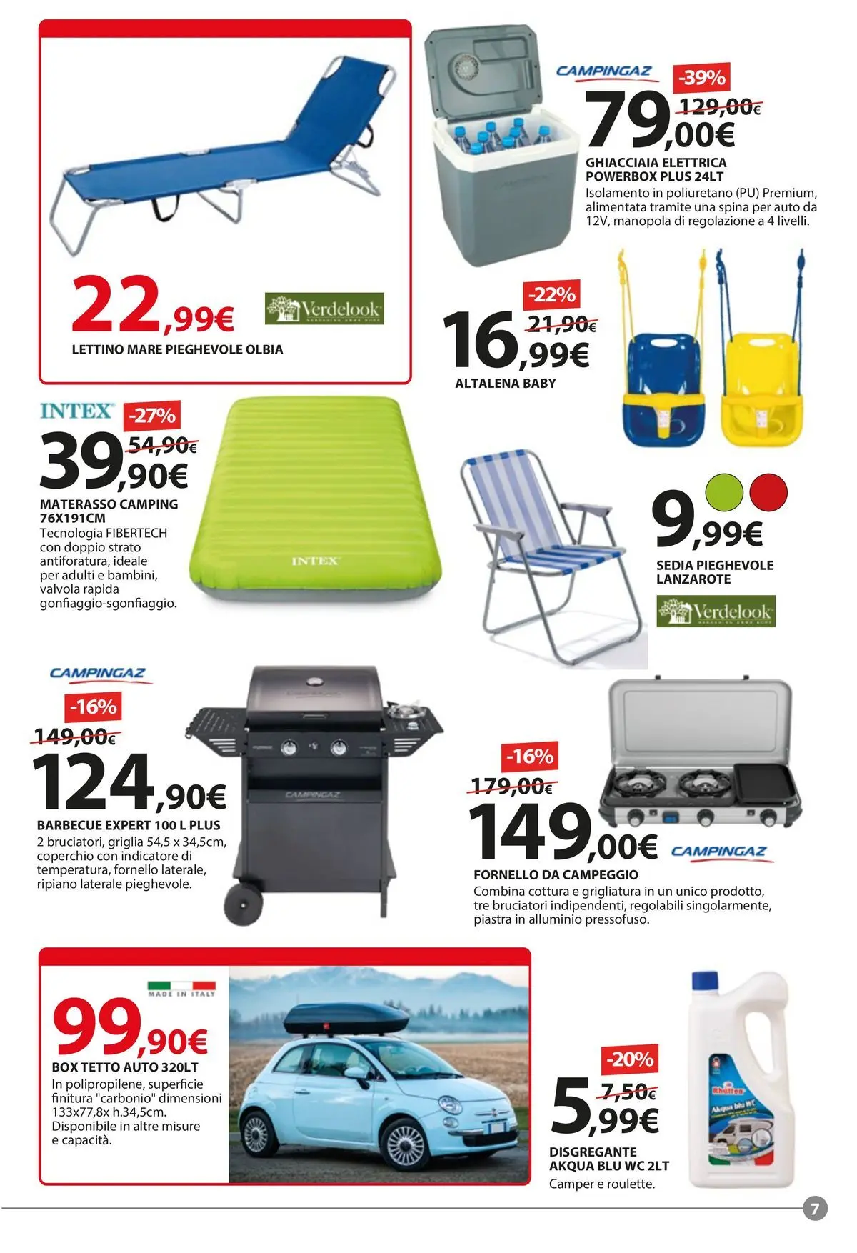 Nuovo Offerte volantino Kreo dal 01/07/2026 > offerte anteprima 🛍️ | Pagina: 7 | Prodotti: Altalena, Alluminio, Griglia, Materasso