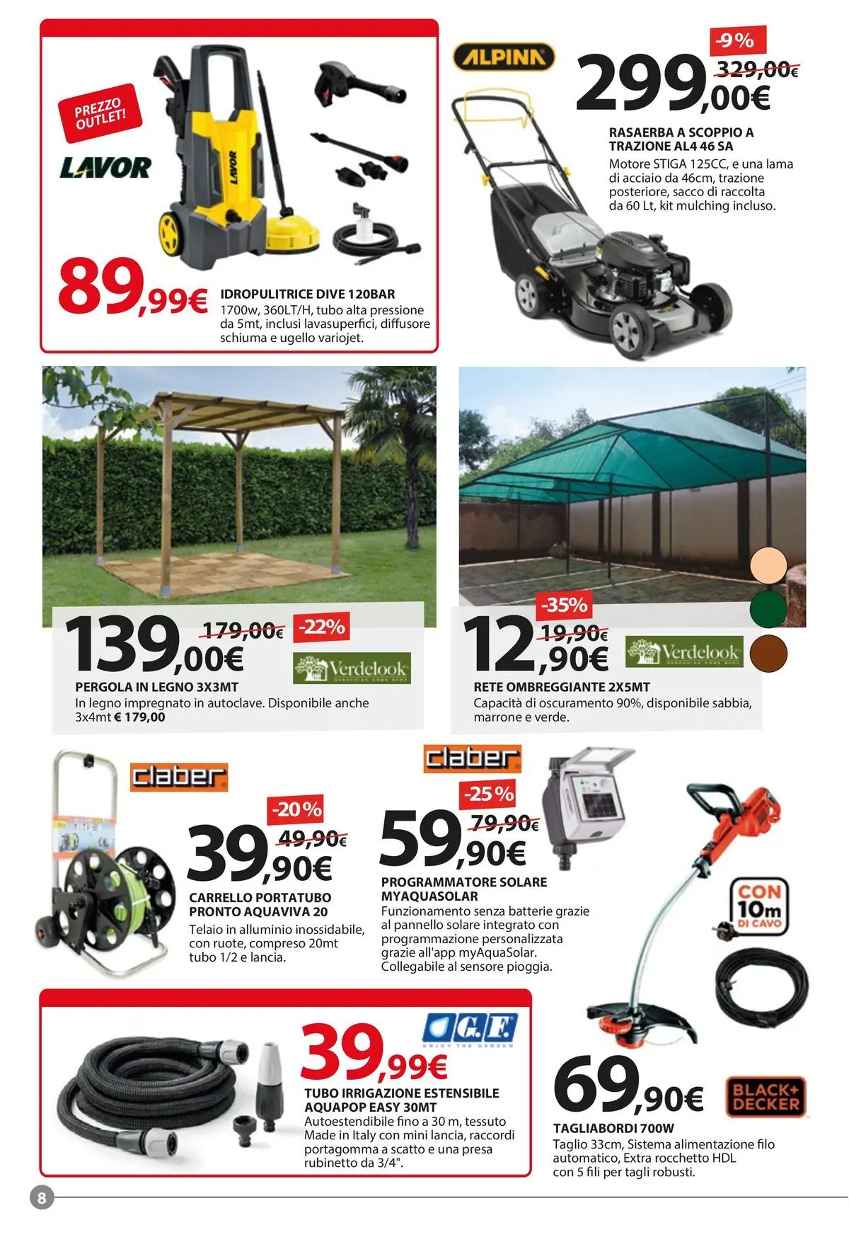 Nuovo Offerte volantino Kreo dal 01/07/2026 > offerte anteprima 🛍️ | Pagina: 8 | Prodotti: Rasaerba, Idropulitrice, Alluminio, Batterie