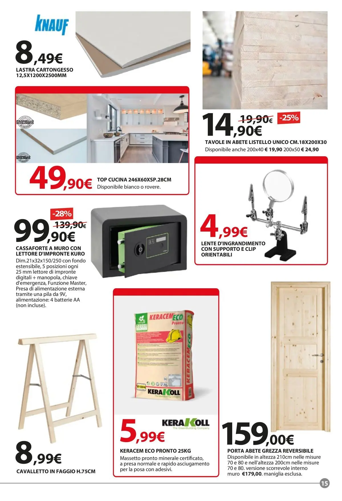 Nuovo Offerte volantino Kreo dal 01/07/2026 > offerte anteprima 🛍️ | Pagina: 15 | Prodotti: Top, The, Cassaforte, Presa