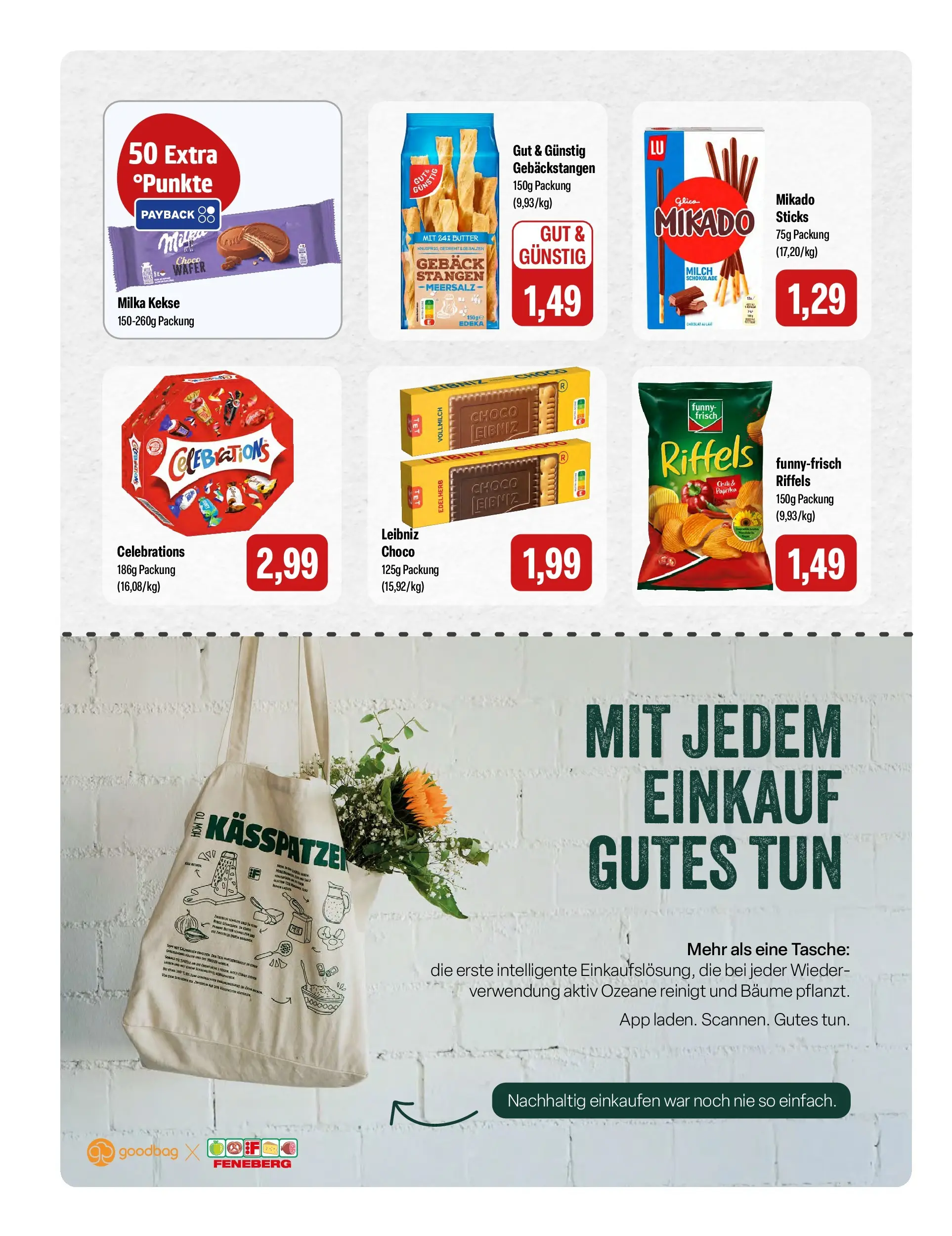 Feneberg Angebote (ab 08.07.2026) zum Blättern | Seite: 14 | Produkte: Milch, Butter, Öl, Milka