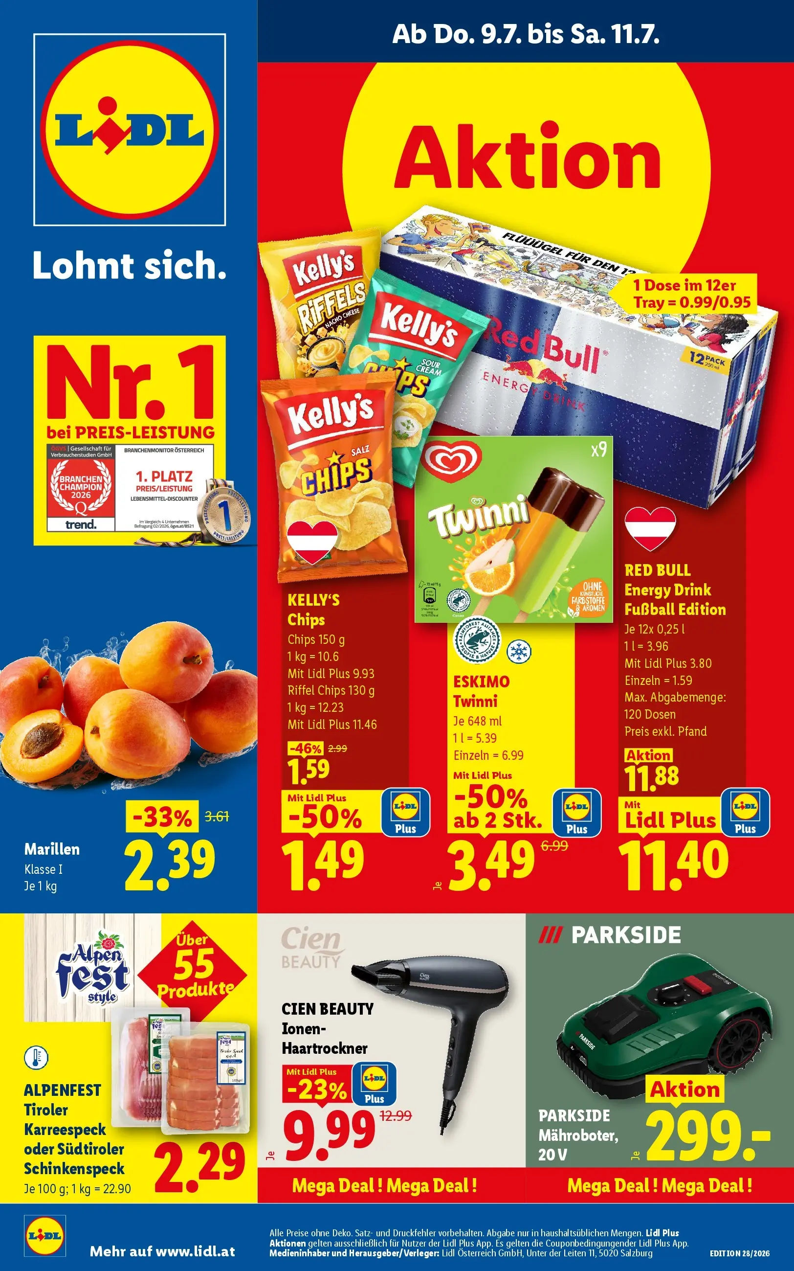Lidl - Lidl ab 08.07.2026 - Angebote ab donnerstag | Seite: 1
