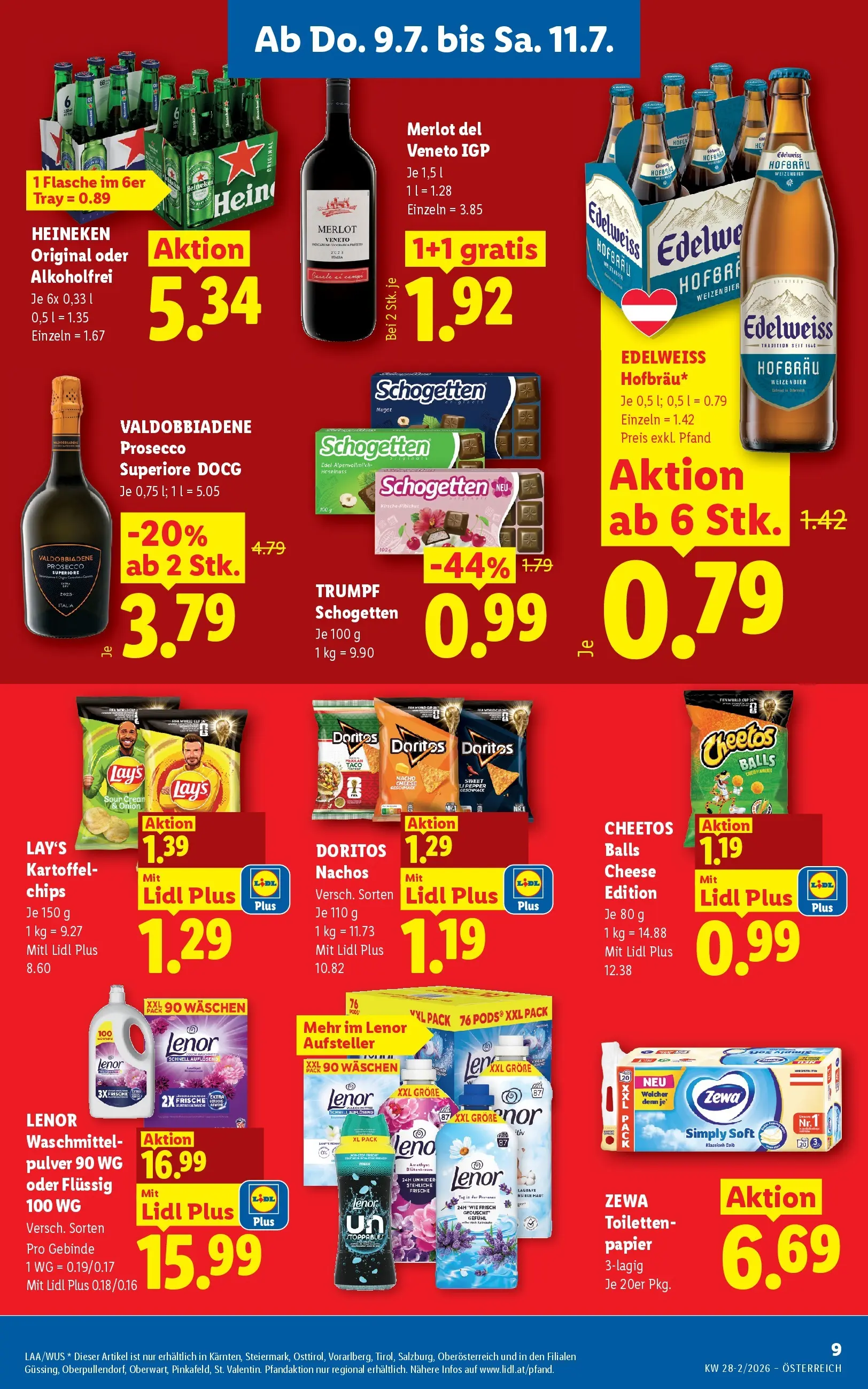 Lidl - Lidl ab 08.07.2026 - Angebote ab donnerstag | Seite: 11 | Produkte: Chips, Waschmittel