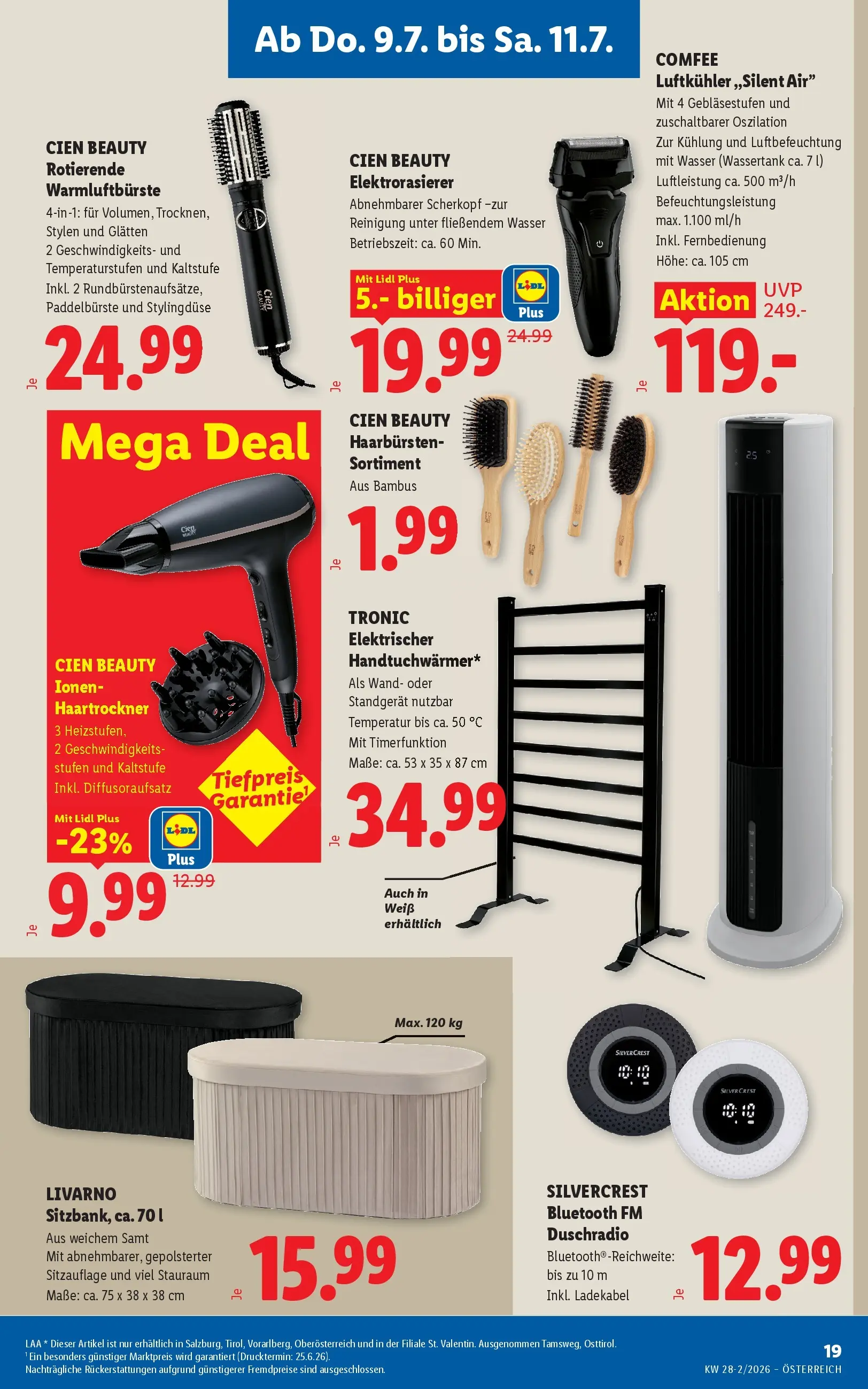 Lidl - Lidl ab 08.07.2026 - Angebote ab donnerstag | Seite: 23 | Produkte: Wasser, Haartrockner