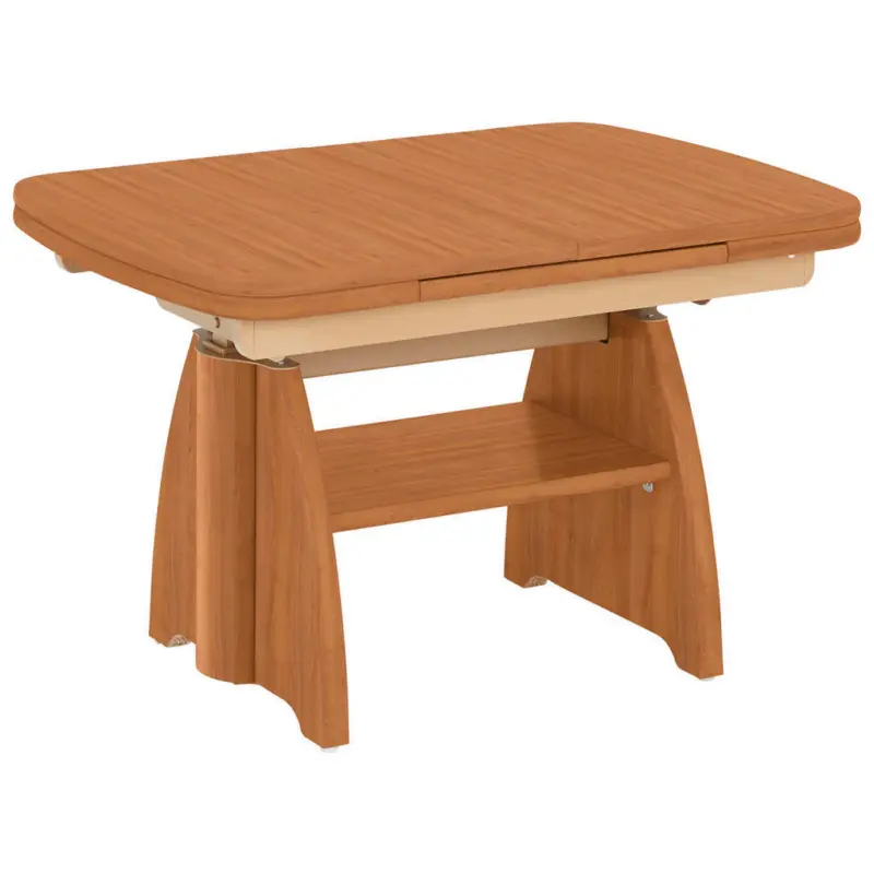 Couchtisch in Metall, Holzwerkstoff 90-131/65/56-75 cm