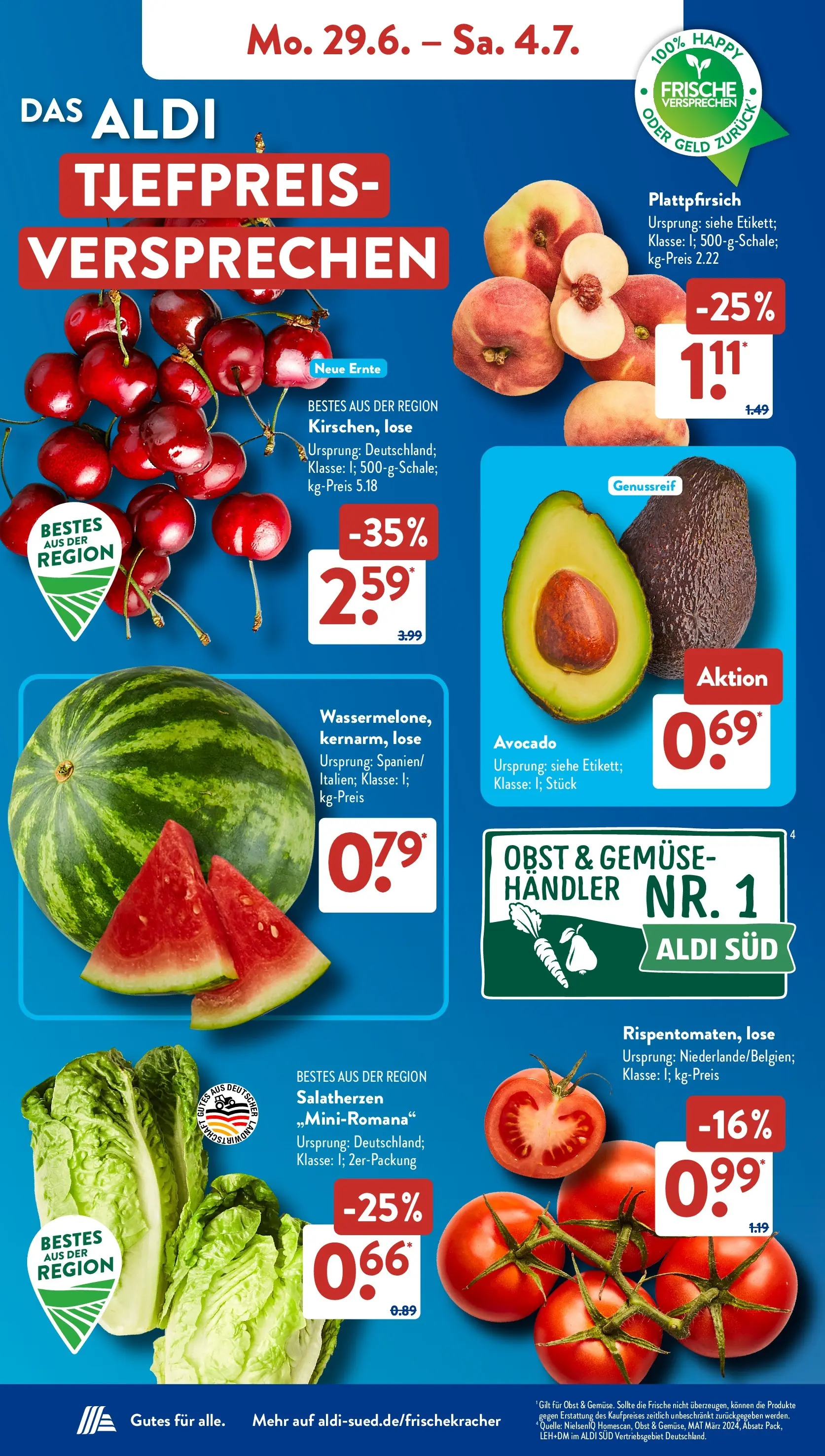 Aldi Süd - Aldi Süd: Wochenangebote (ab 28.06.2026) zum Blättern | Seite: 3 | Produkte: Avocado, Gemüse, Obst