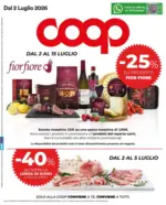 COOP -25% sui prodotti fior fiore - al 08.07.2026