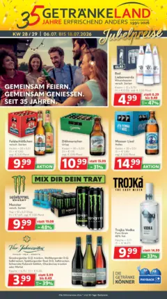 Getränkeland Prospekt Neustrelitz ab 06.07.2026 gültig