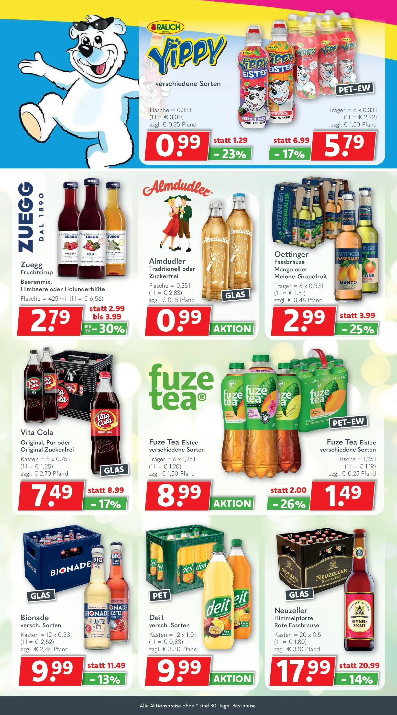 Getränkeland Prospekt Neustrelitz (ab 06.07.2026) zum Blättern | Seite: 9 | Produkte: Oettinger, Pfirsich, Vita cola, Fassbrause
