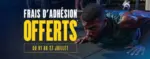 Fitness Park Frais d'adh&eacute;sion offerts - au 27.07.2026
